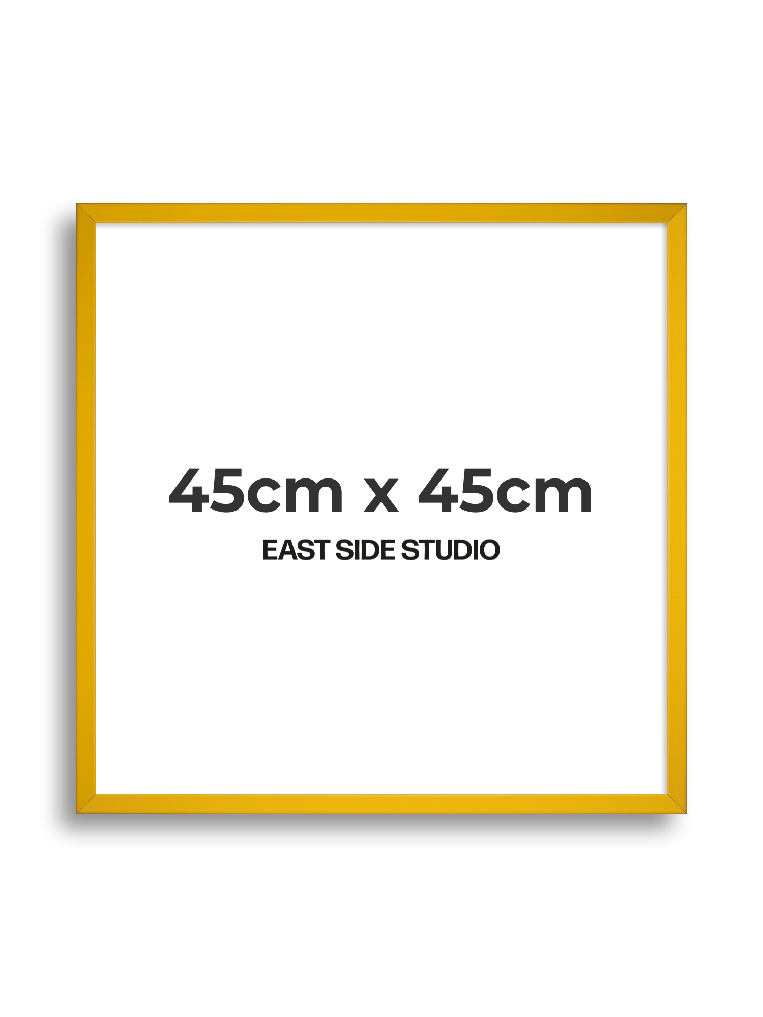 Egg Yolk Yellow 45cm x 45cm picture frame