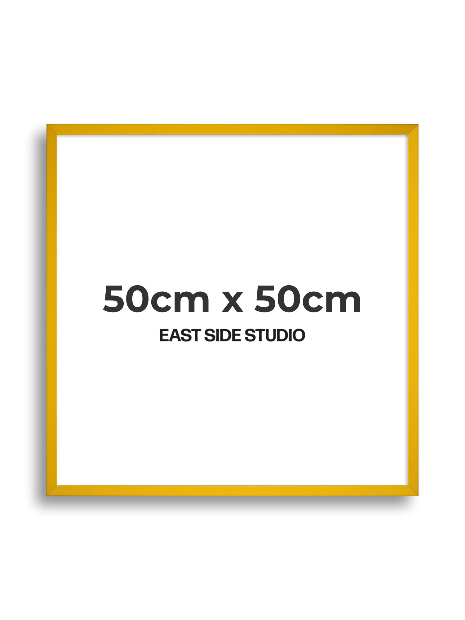 Egg Yolk Yellow 50cm x 50cm picture frame
