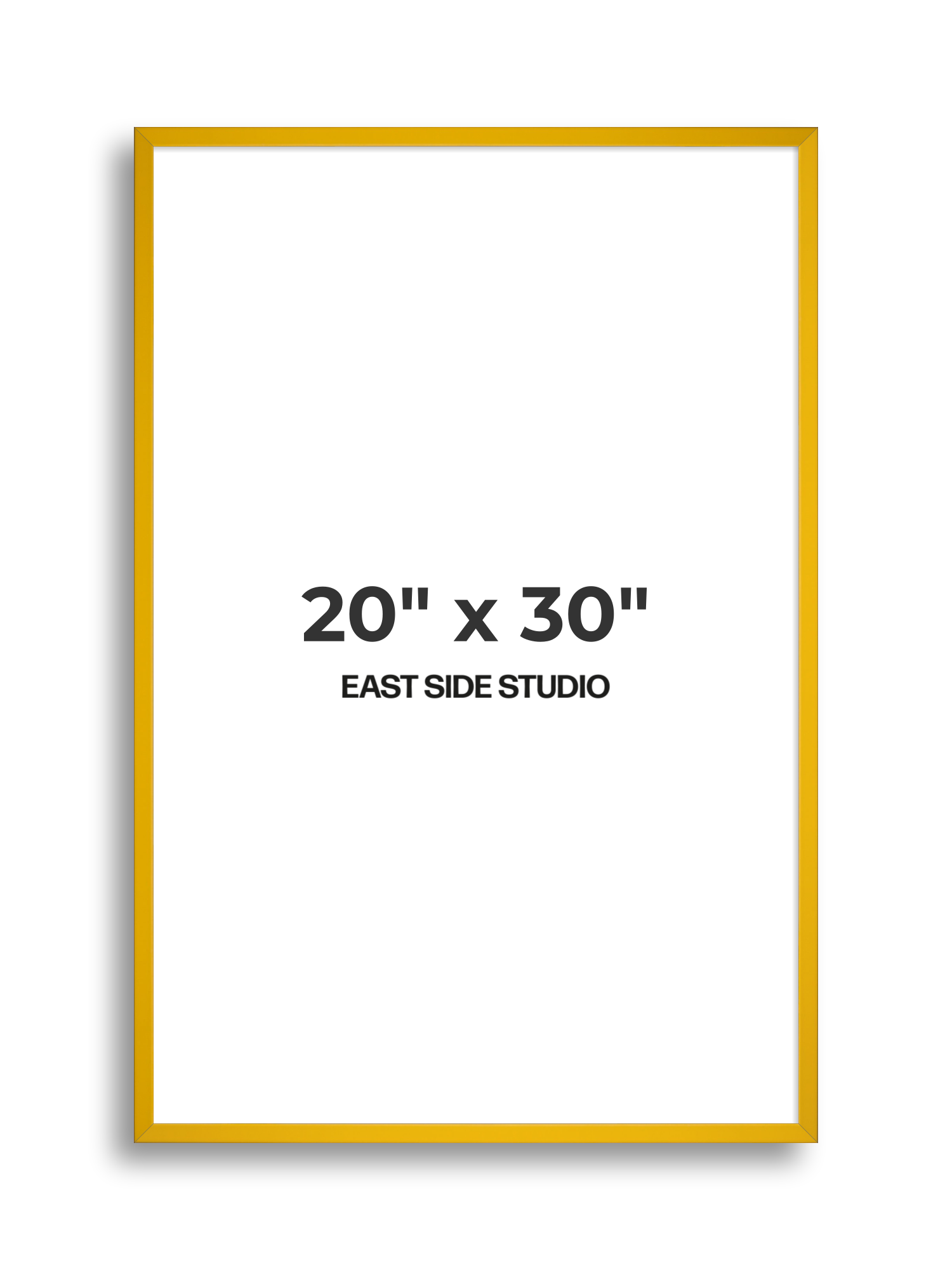 Egg Yolk Yellow 20" x 30" picture frame