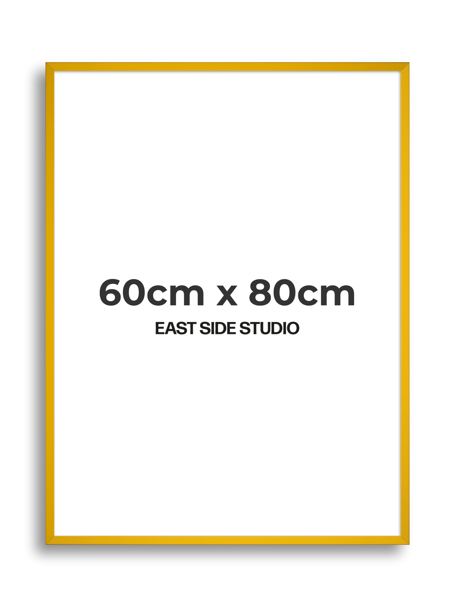 Egg Yolk Yellow 60cm x 80cm picture frame