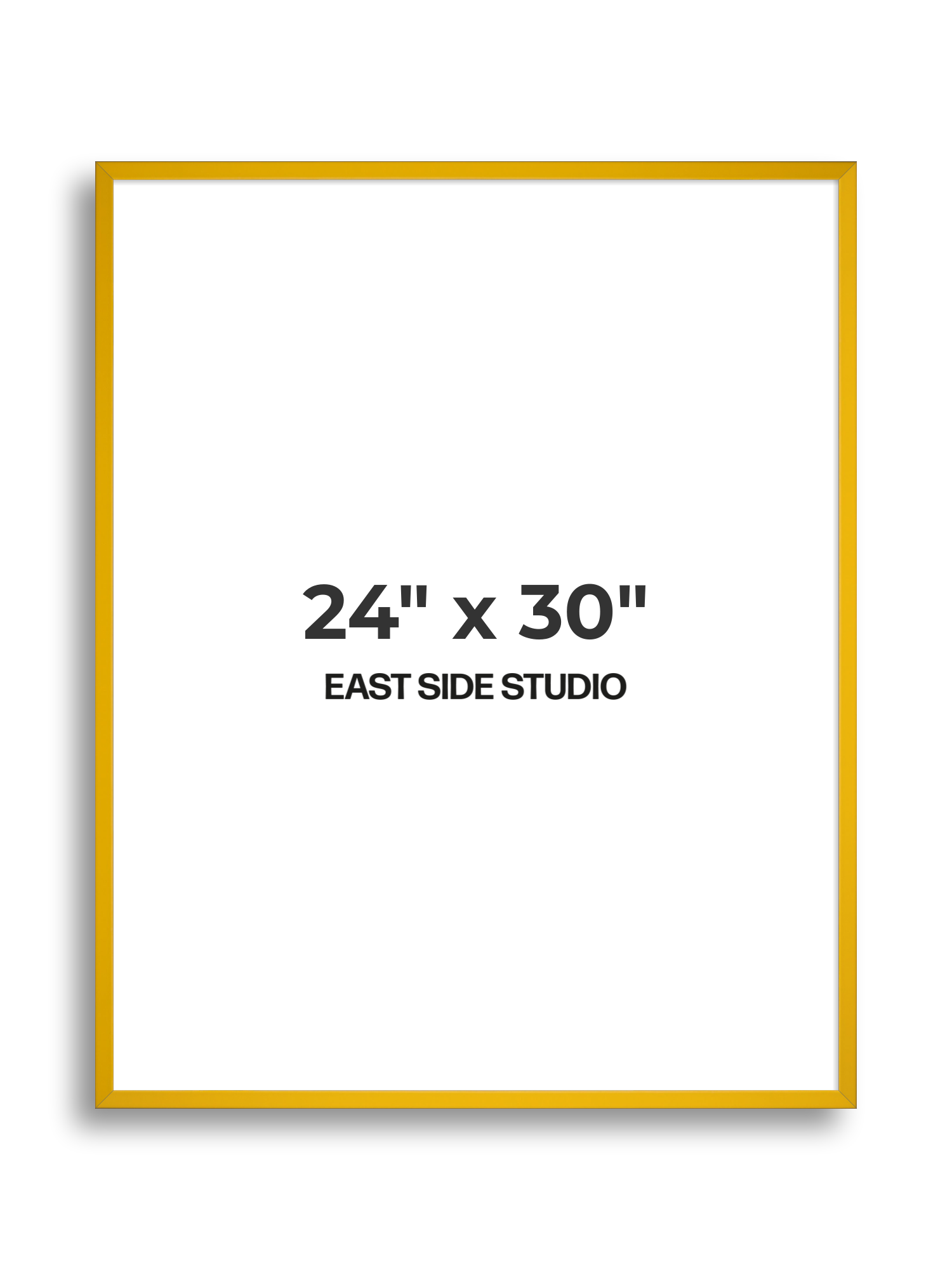 Egg Yolk Yellow 24" x 30" picture frame