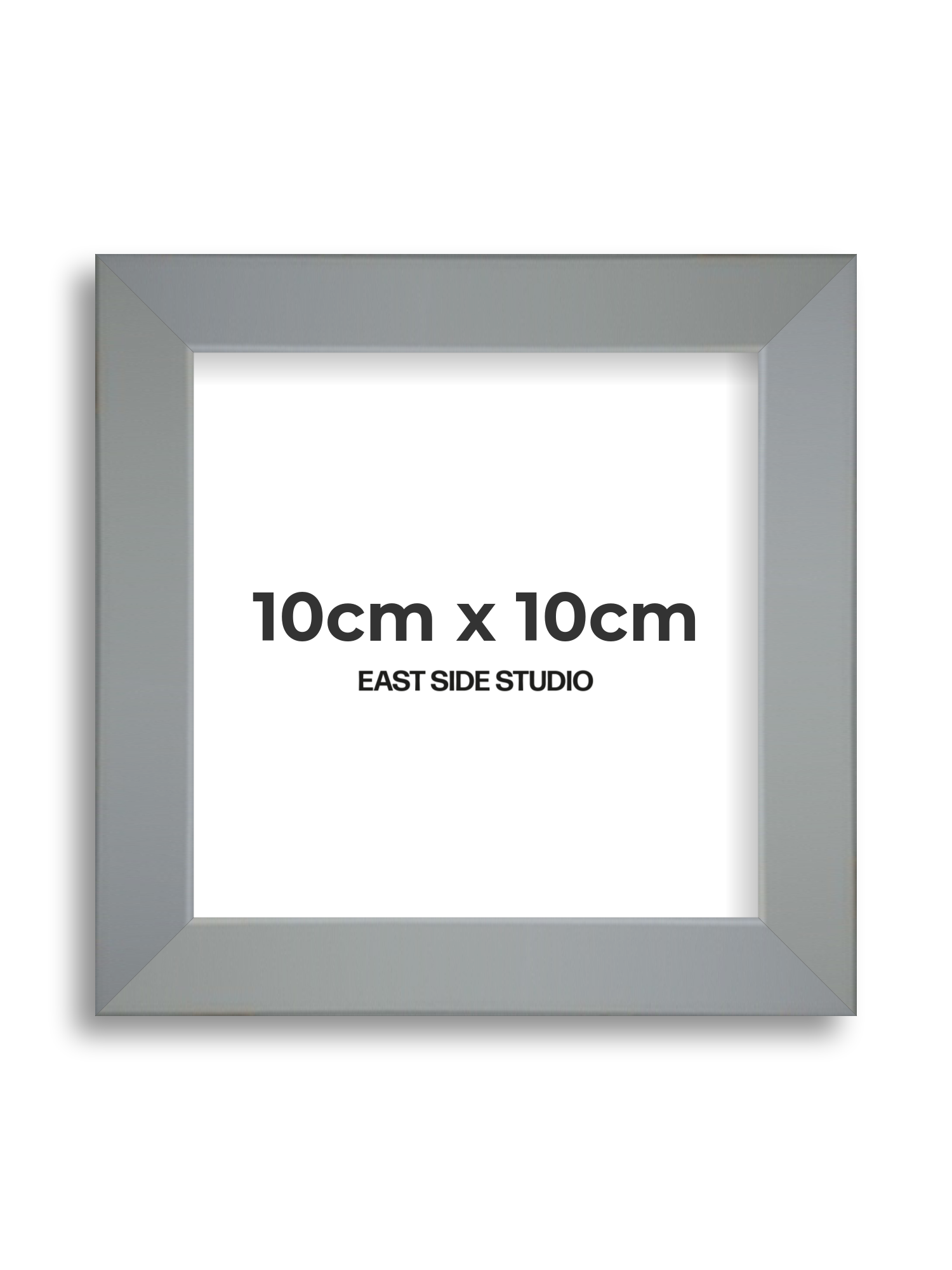 Steel Grey 10cm x 10cm picture frame