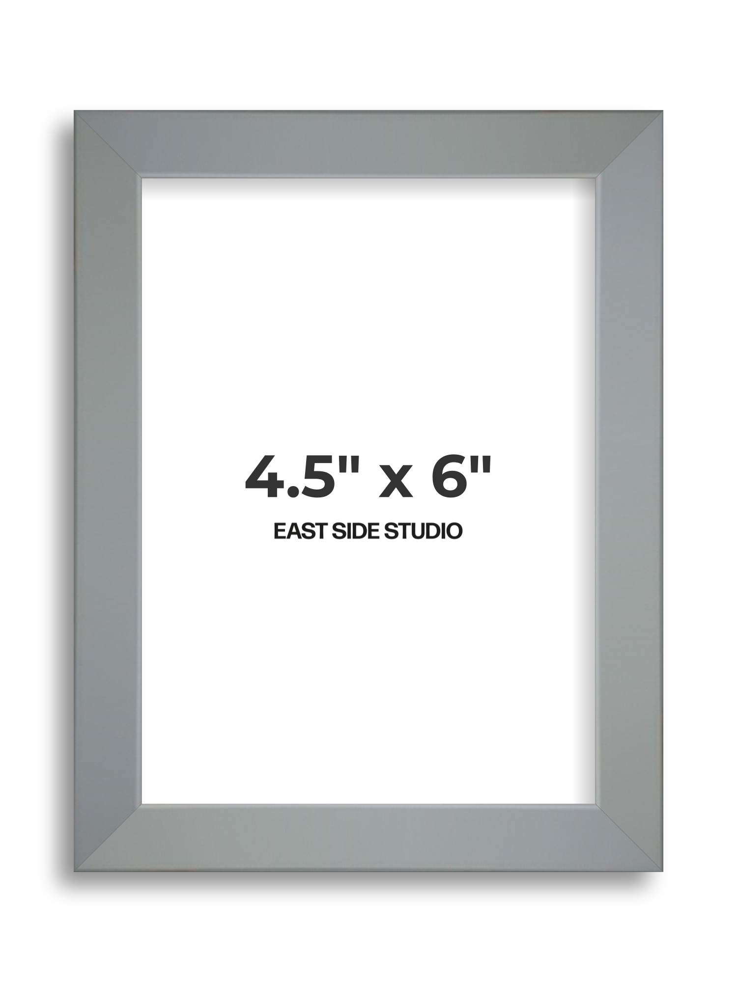 Steel Grey 4.5" x 6" picture frame