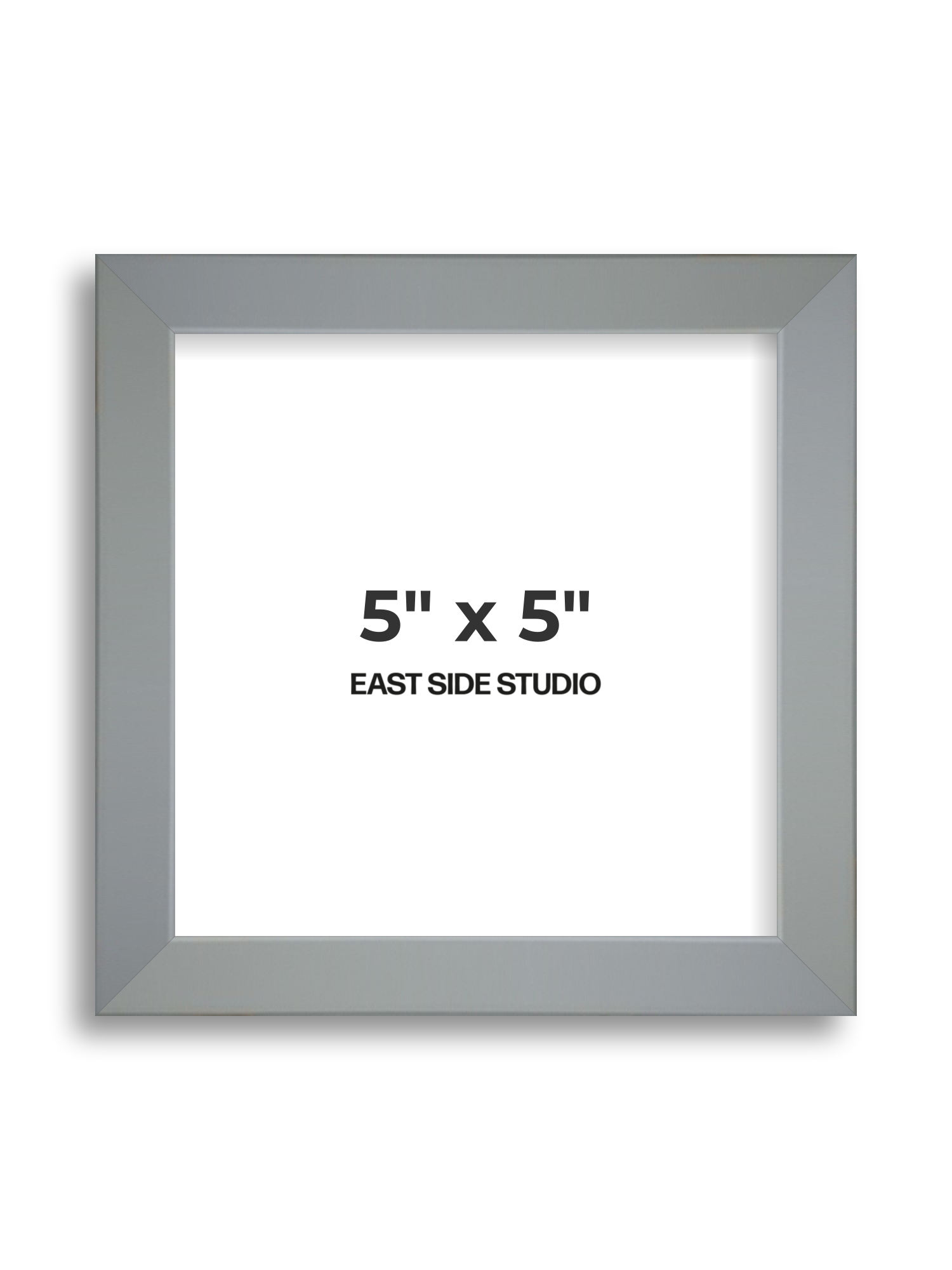 Steel Grey 5" x 5" picture frame