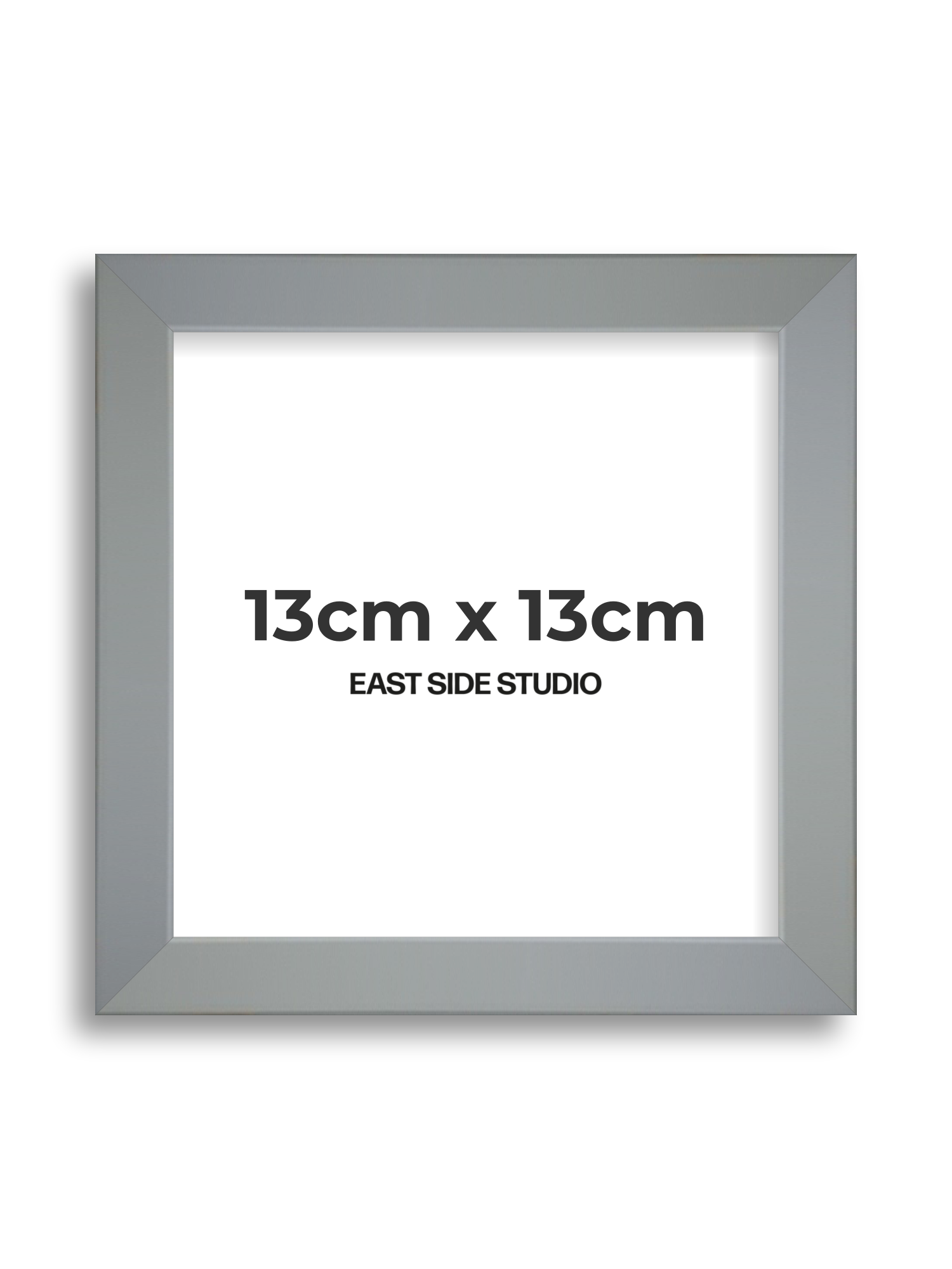 Steel Grey 13cm x 13cm picture frame