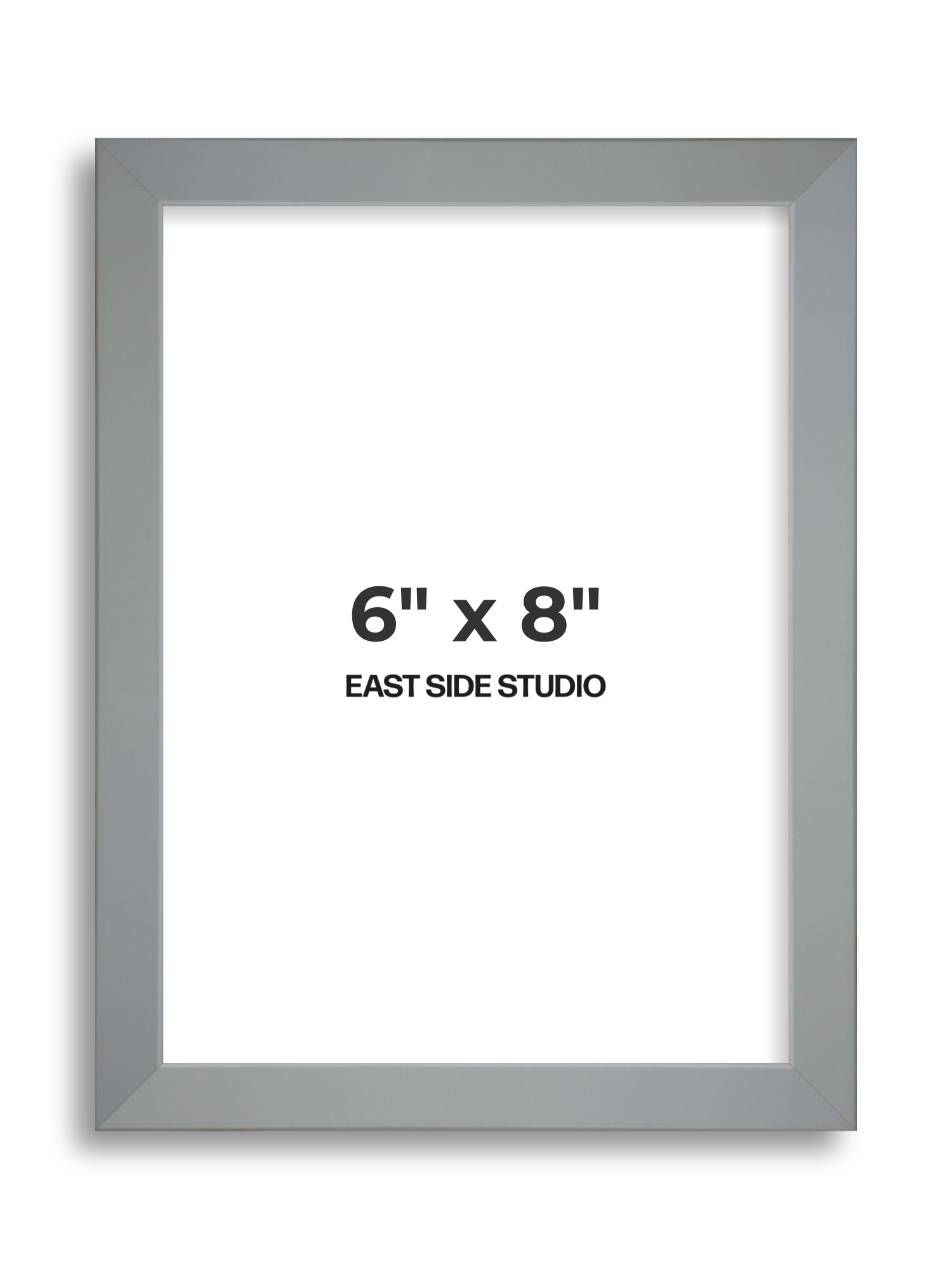Steel Grey 6" x 8" picture frame