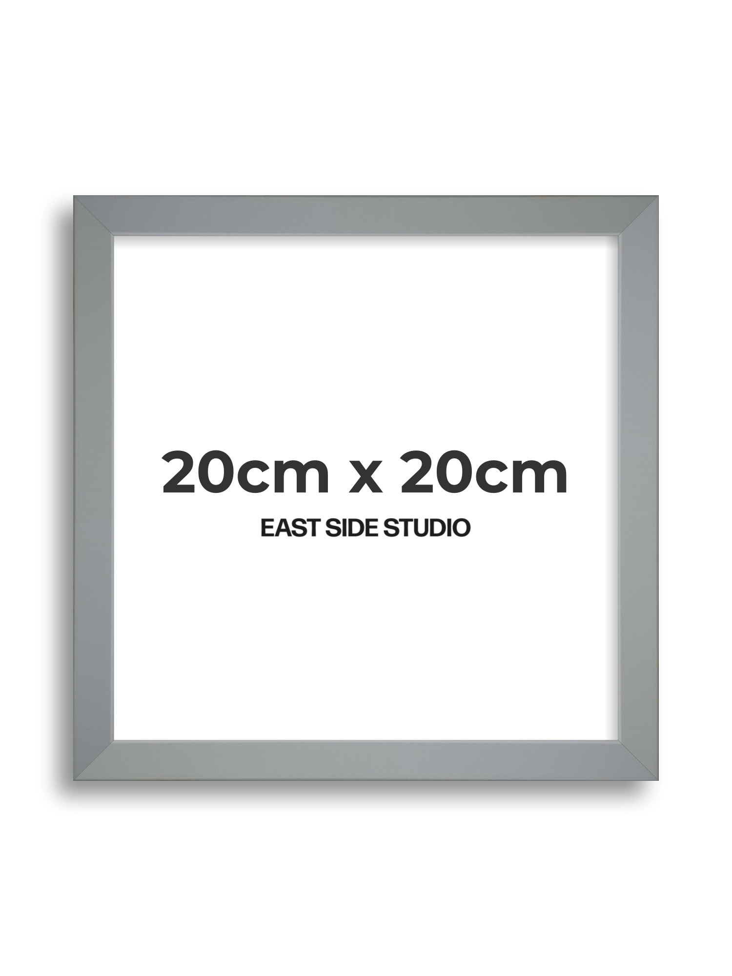 Steel Grey 20cm x 20cm picture frame