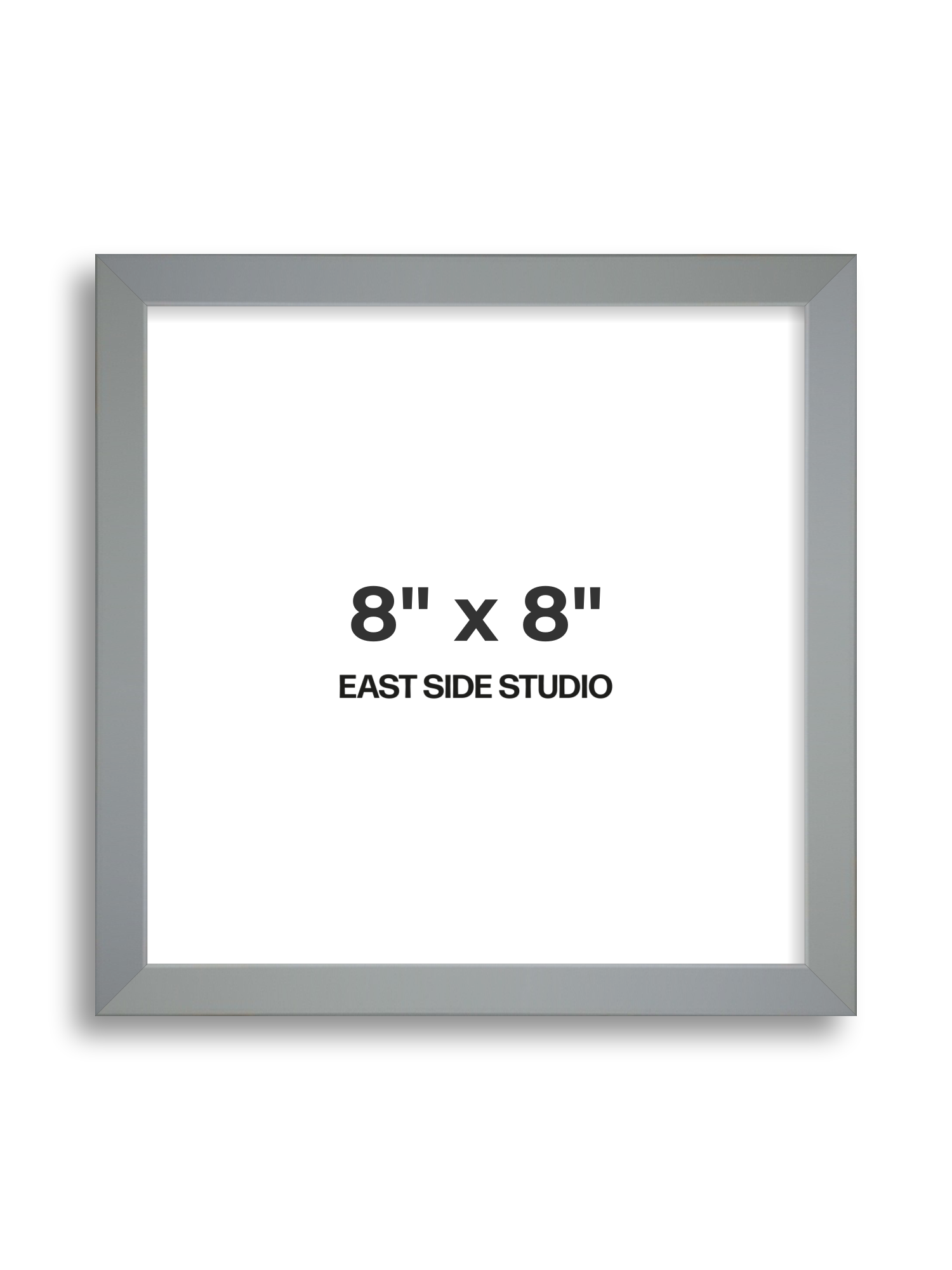 Steel Grey 8" x 8" picture frame
