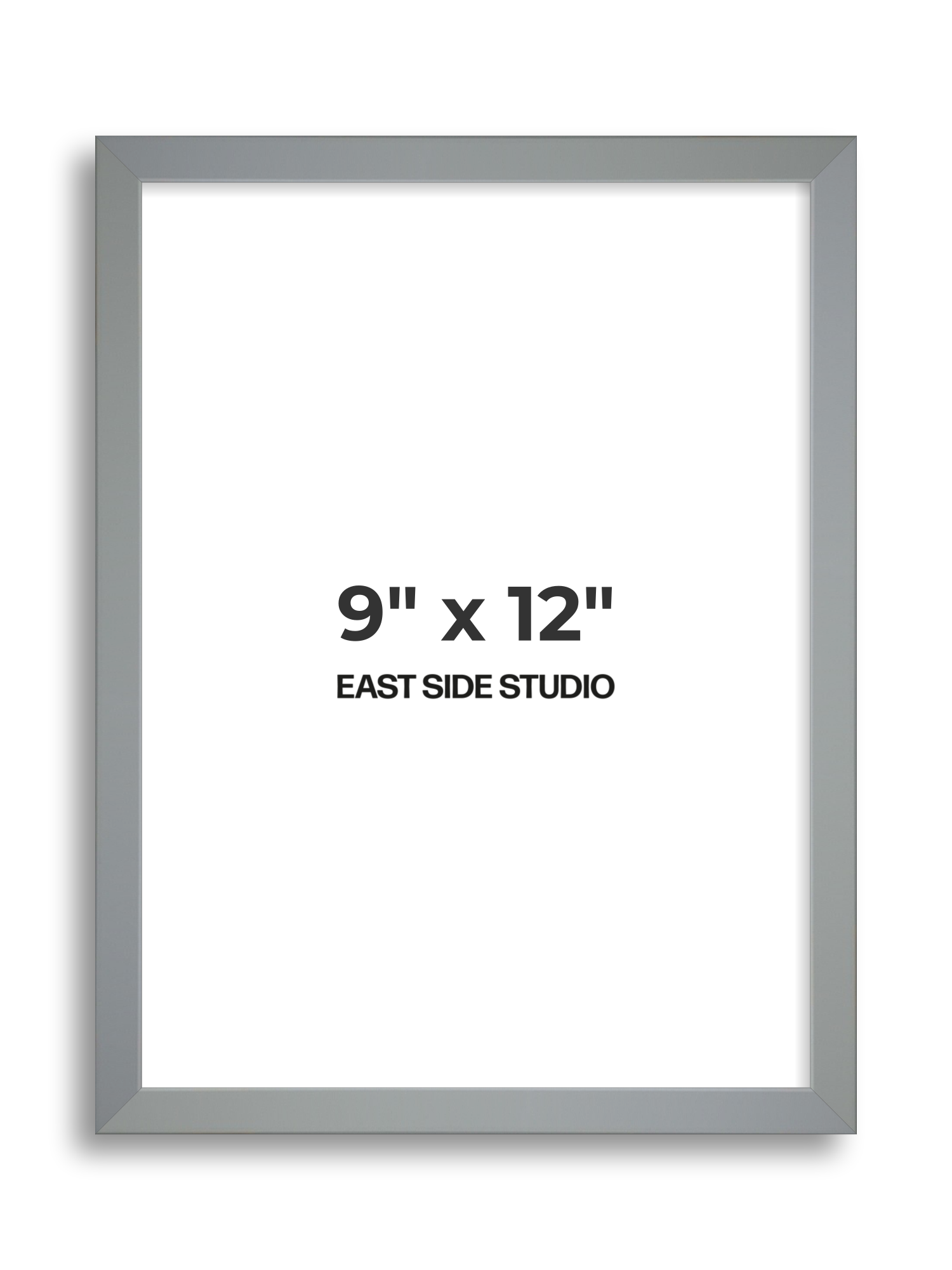 Steel Grey 9" x 12" picture frame