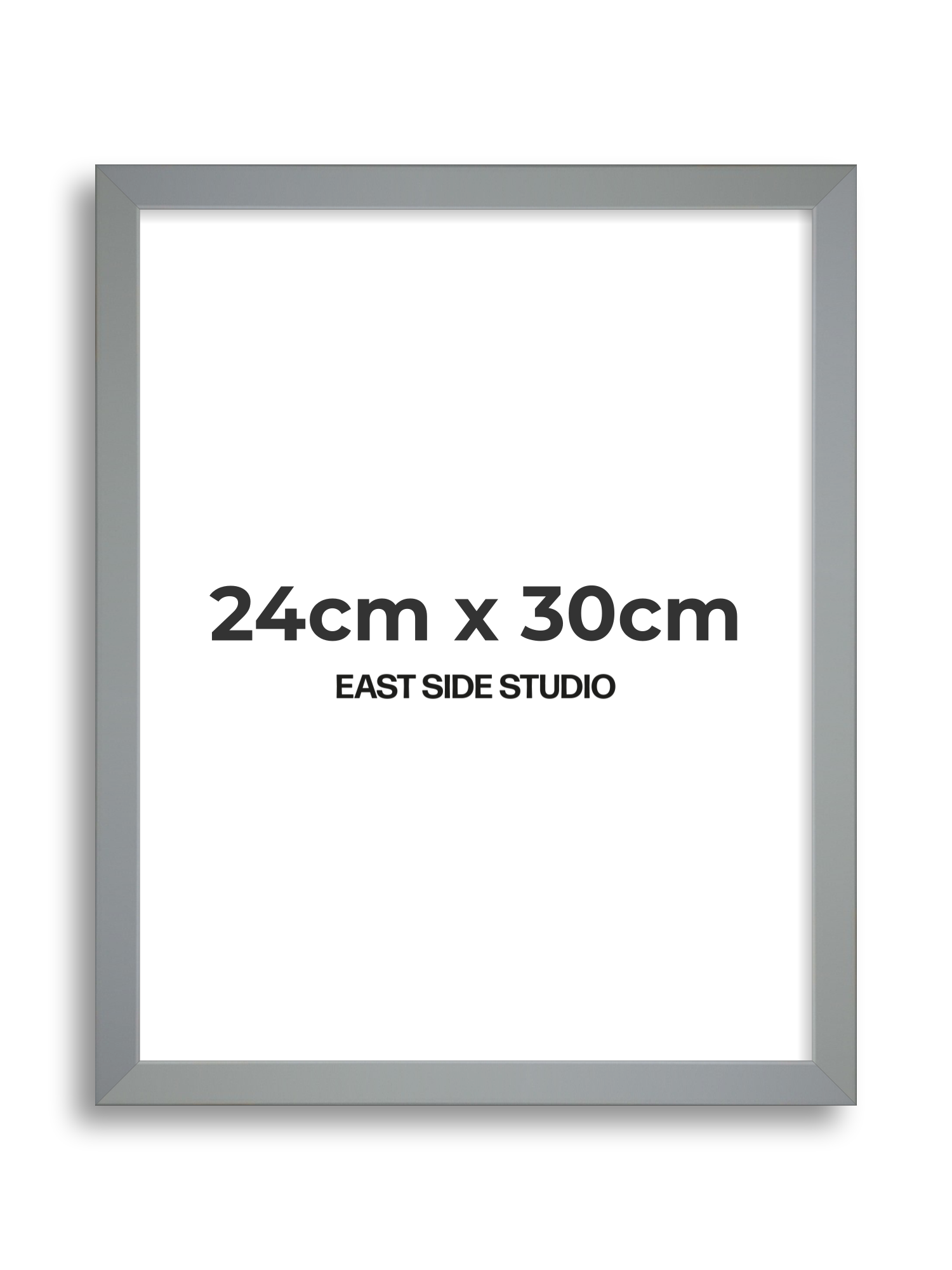 Steel Grey 24cm x 30cm picture frame