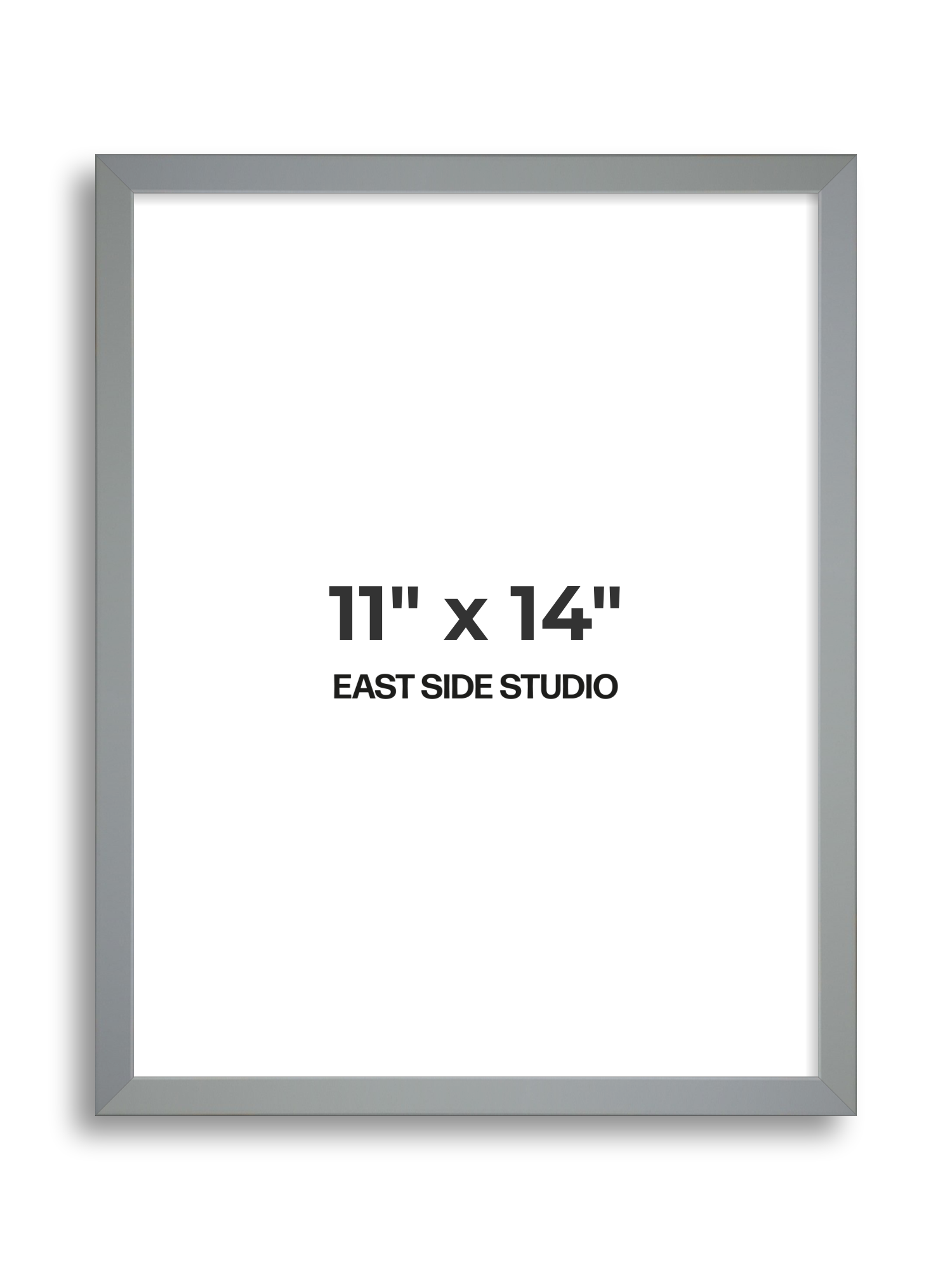 Steel Grey 11" x 14" picture frame
