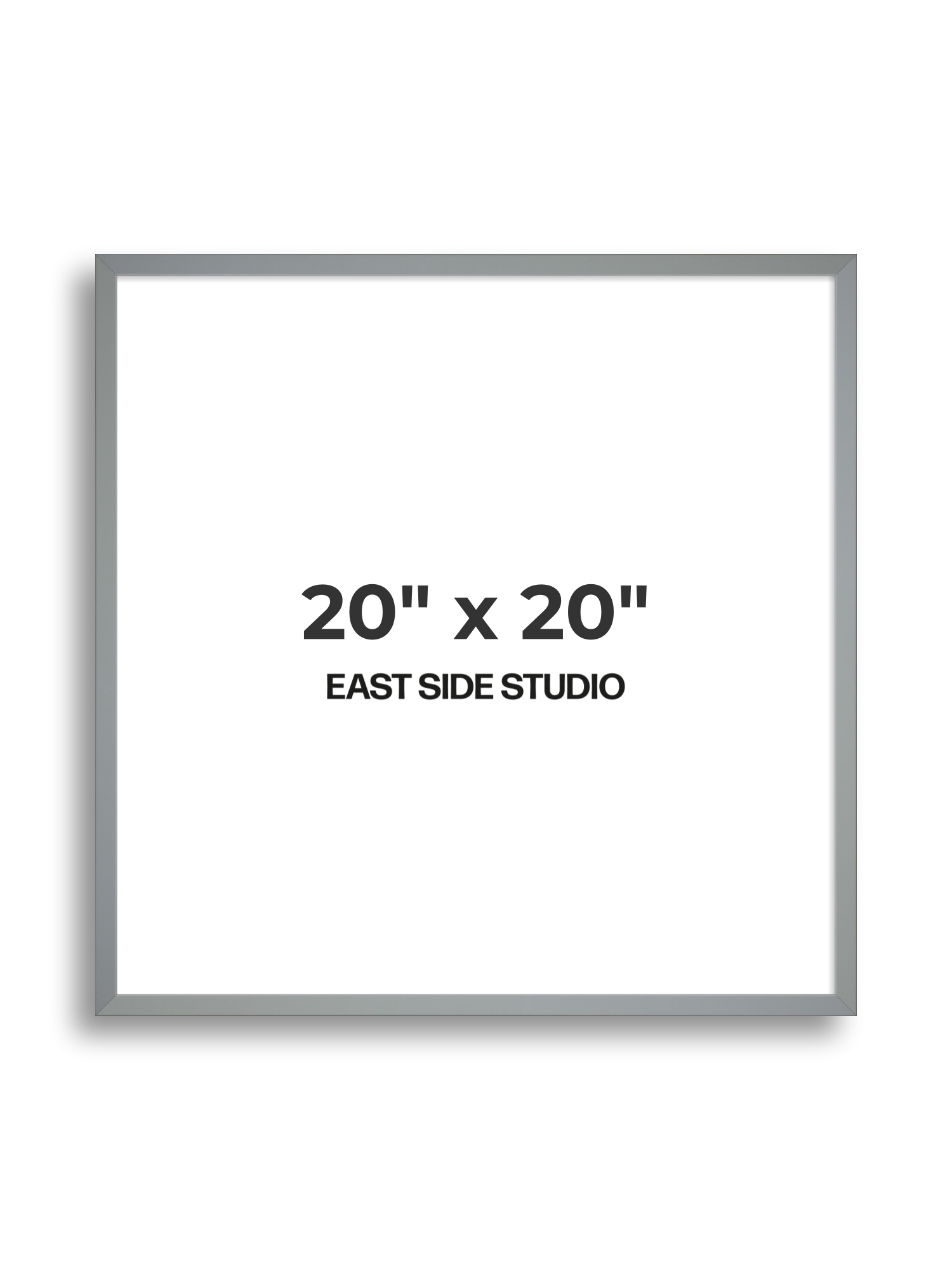 Steel Grey 20" x 20" picture frame