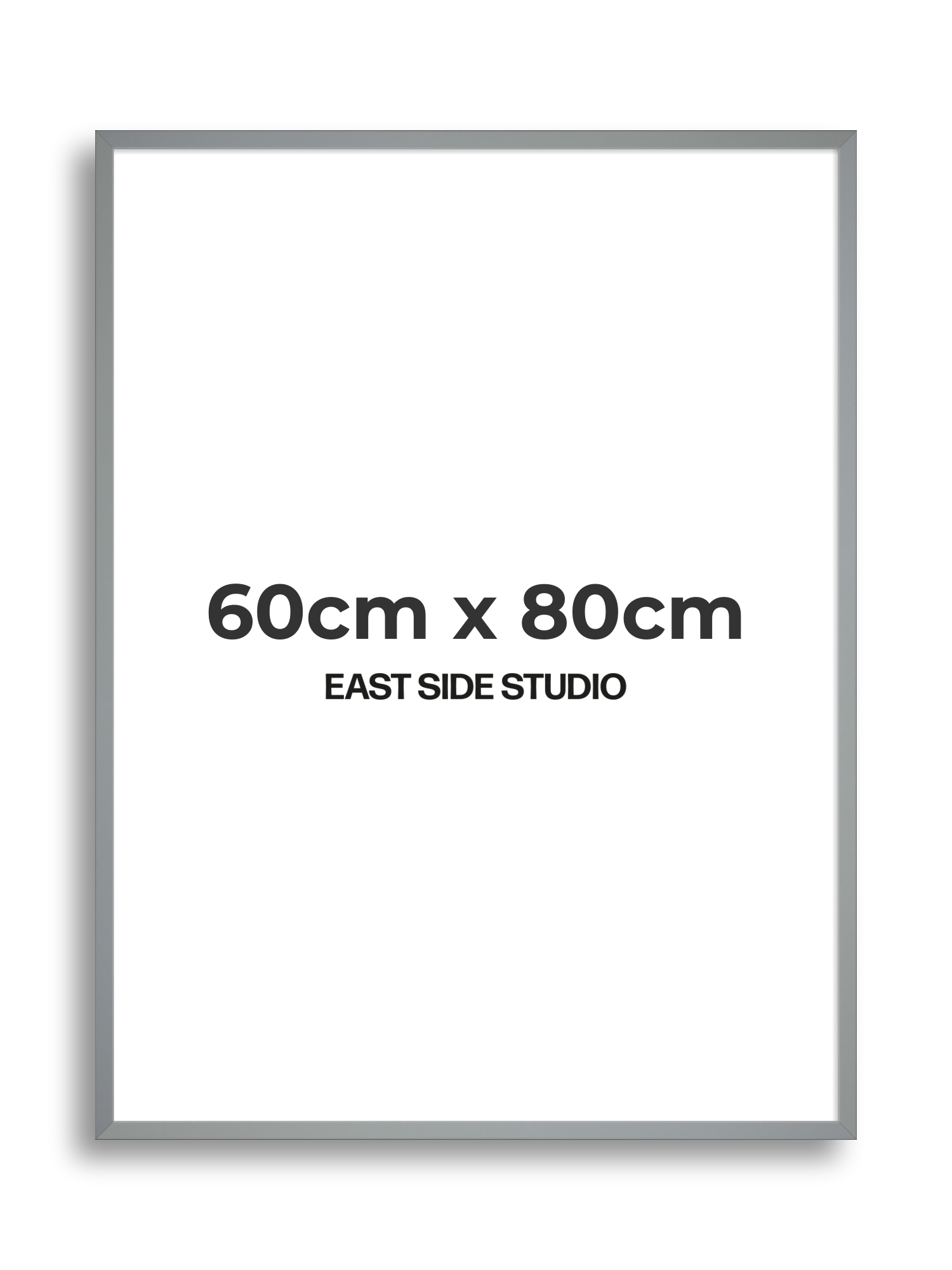 Steel Grey 60cm x 80cm picture frame