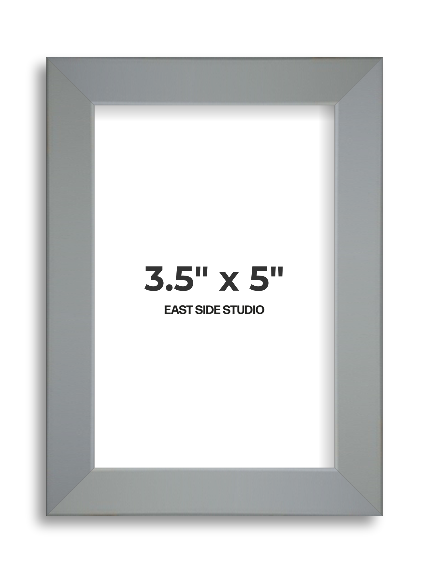 Steel Grey 3.5" x 5" picture frame