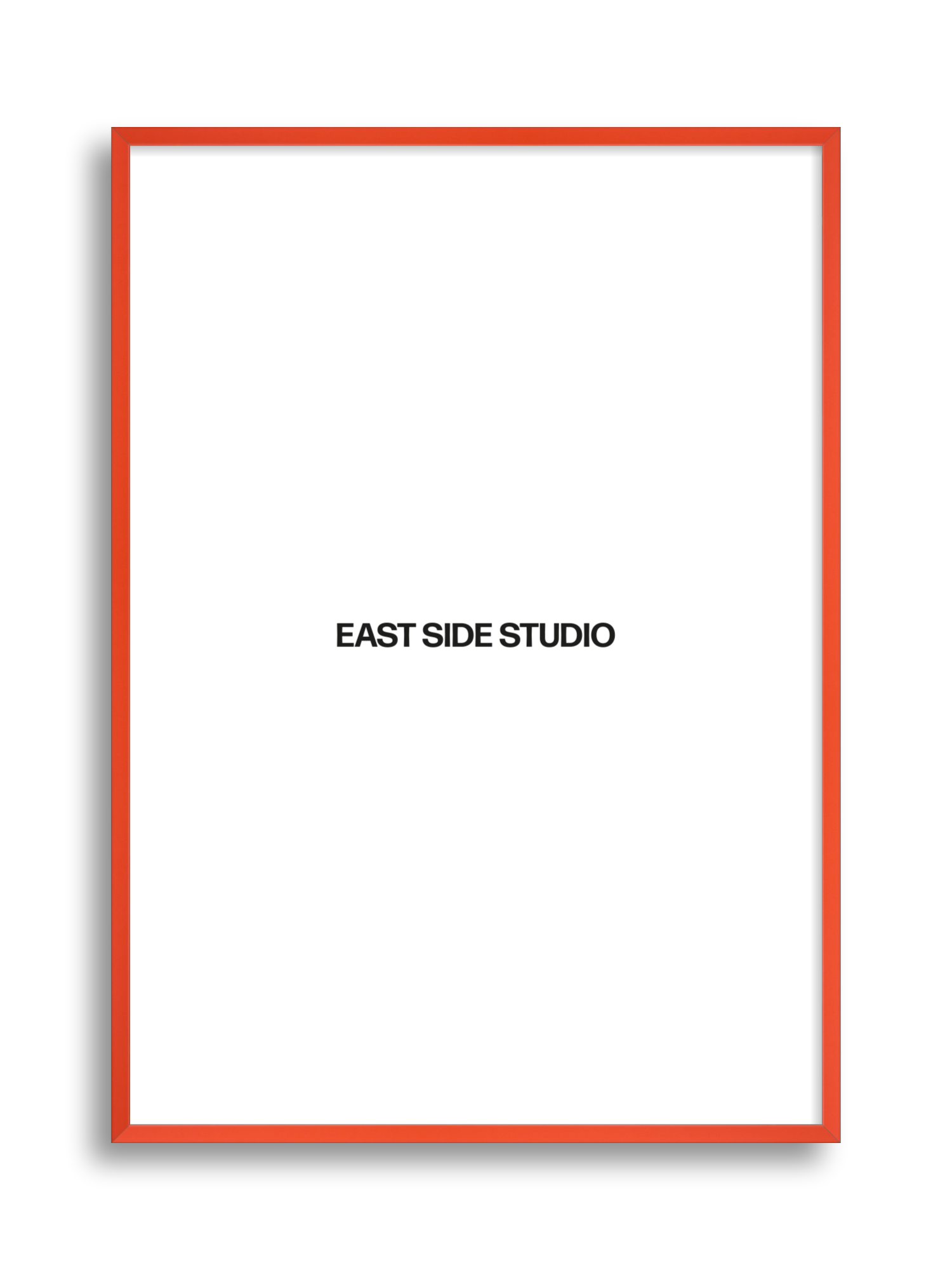 Tangerine picture frame