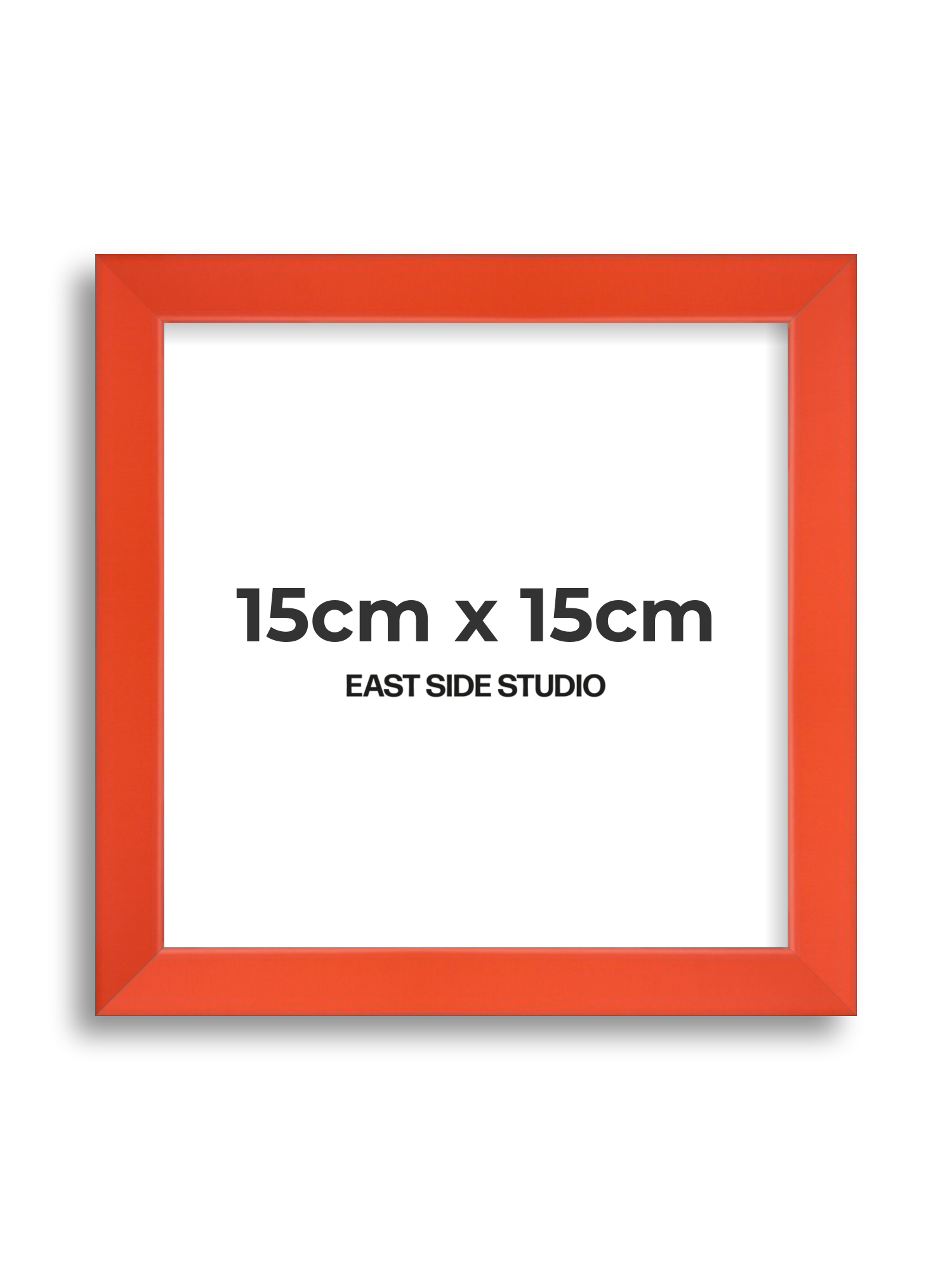 Tangerine 15cm x 15cm picture frame