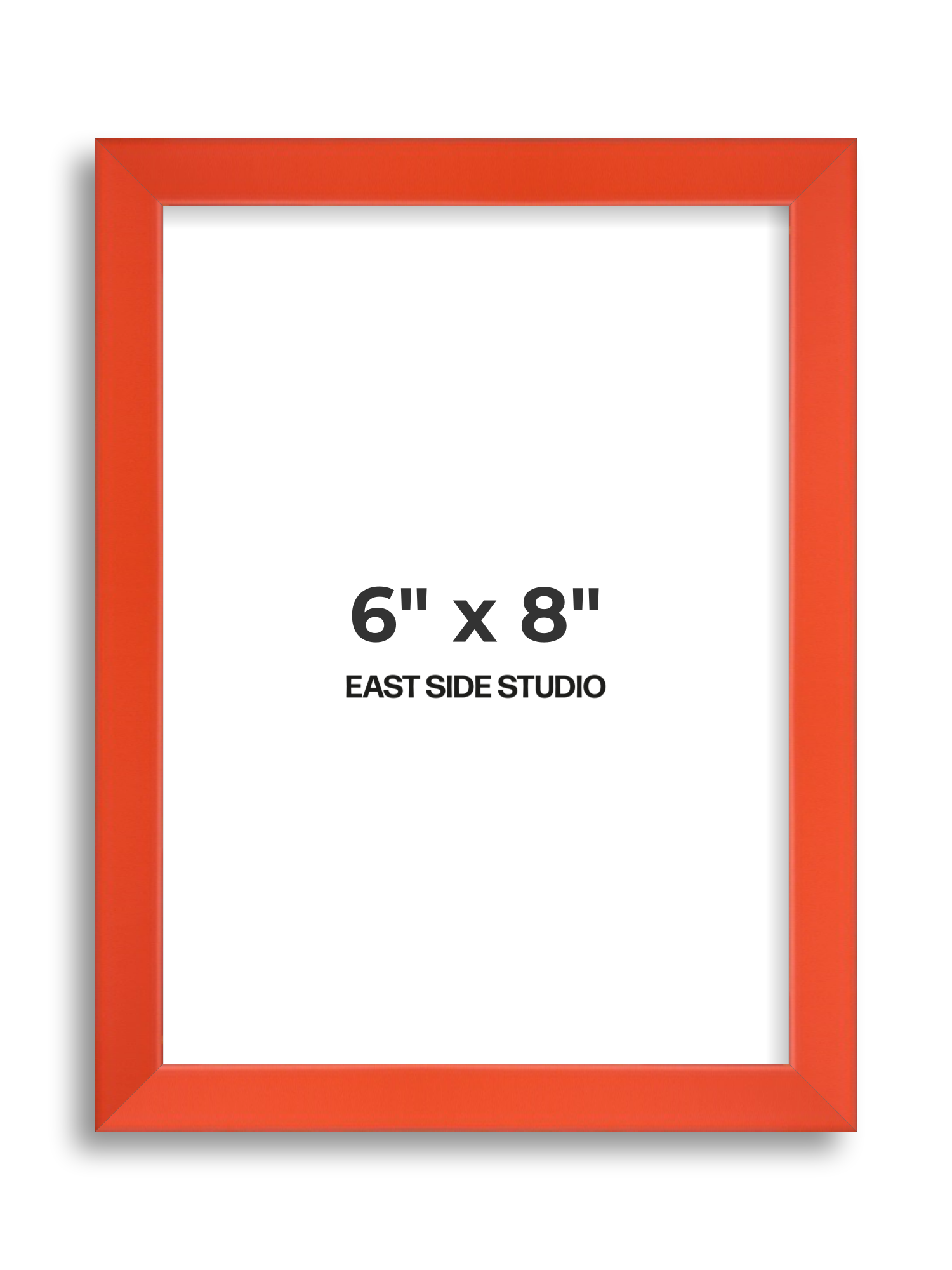 Tangerine 6" x 8" picture frame