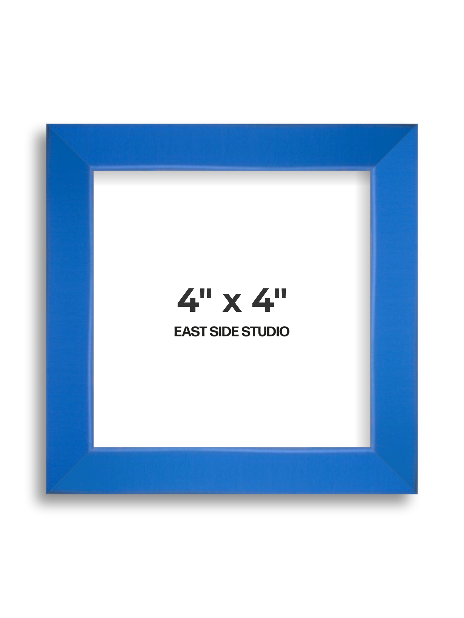 Azure Blue 4" x 4" picture frame
