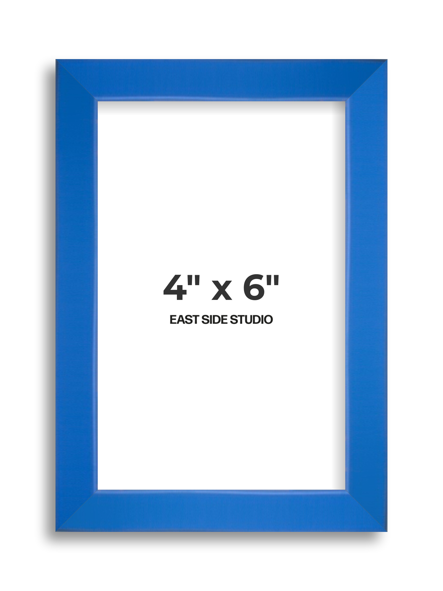 Azure Blue 4" x 6" picture frame