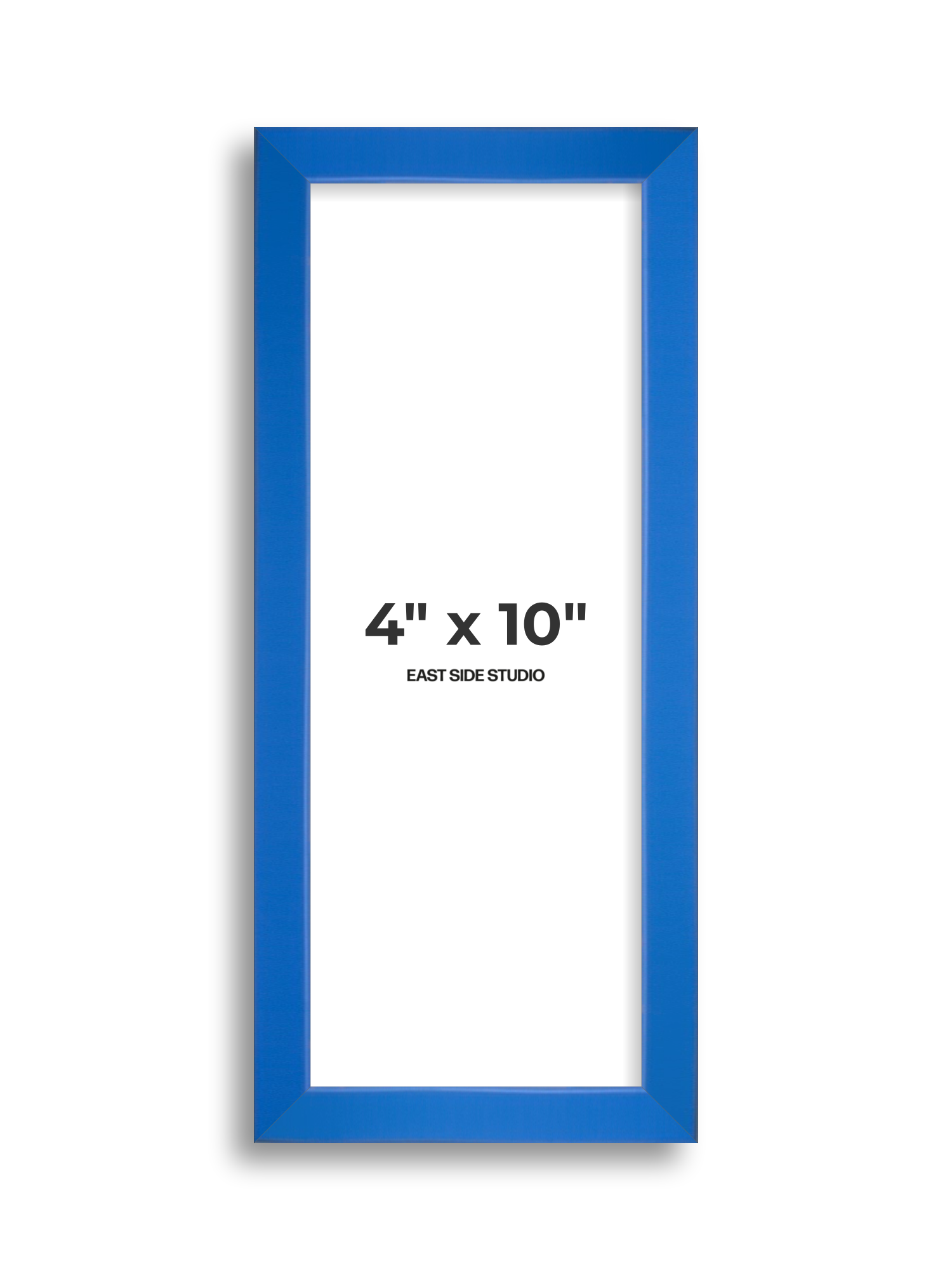 Azure Blue 4" x 10" picture frame
