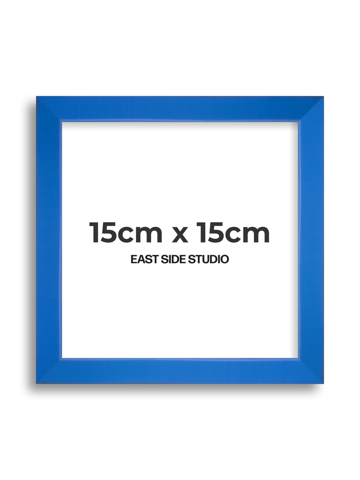 Azure Blue 15cm x 15cm picture frame