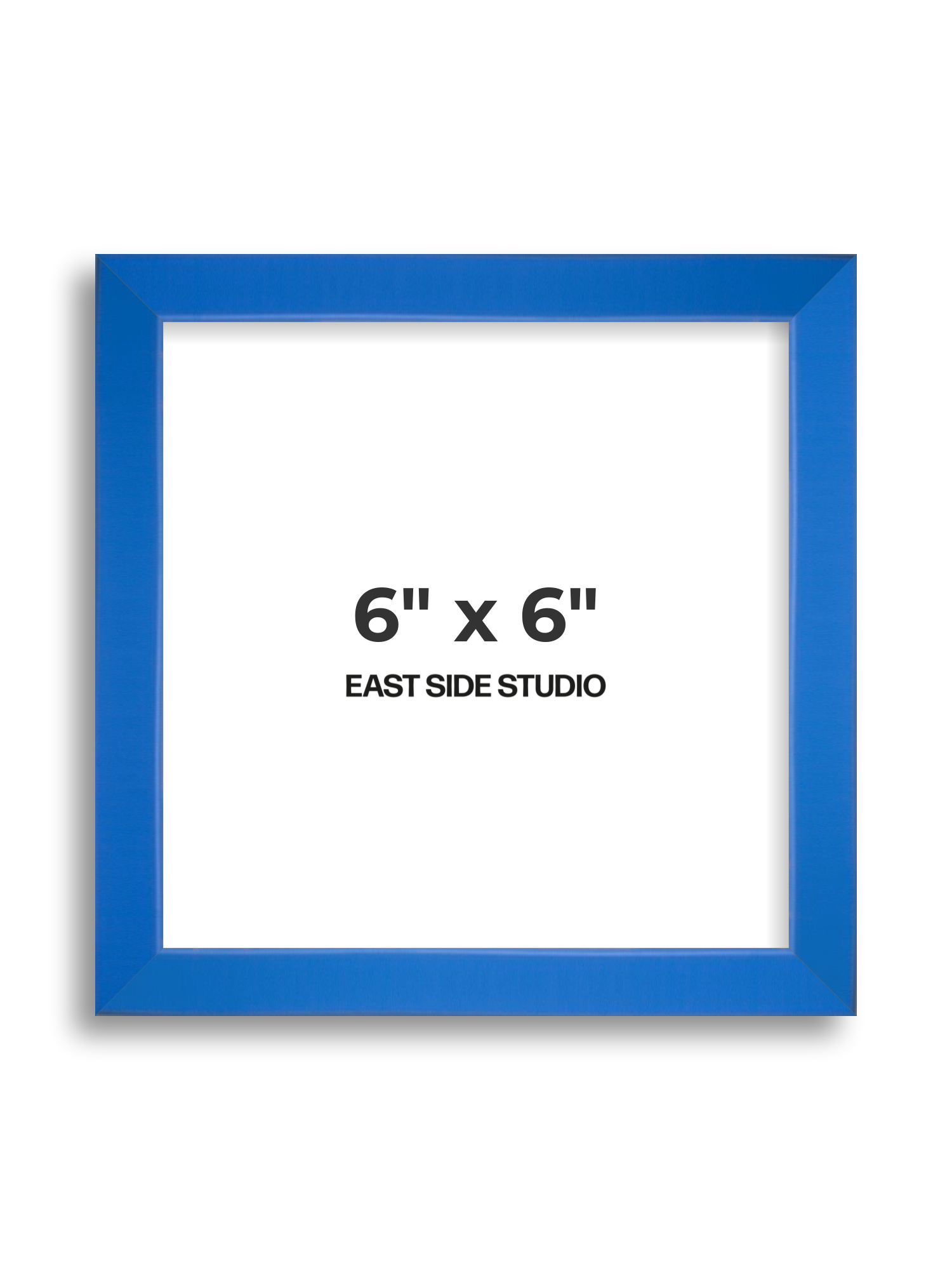 Azure Blue 6" x 6" picture frame