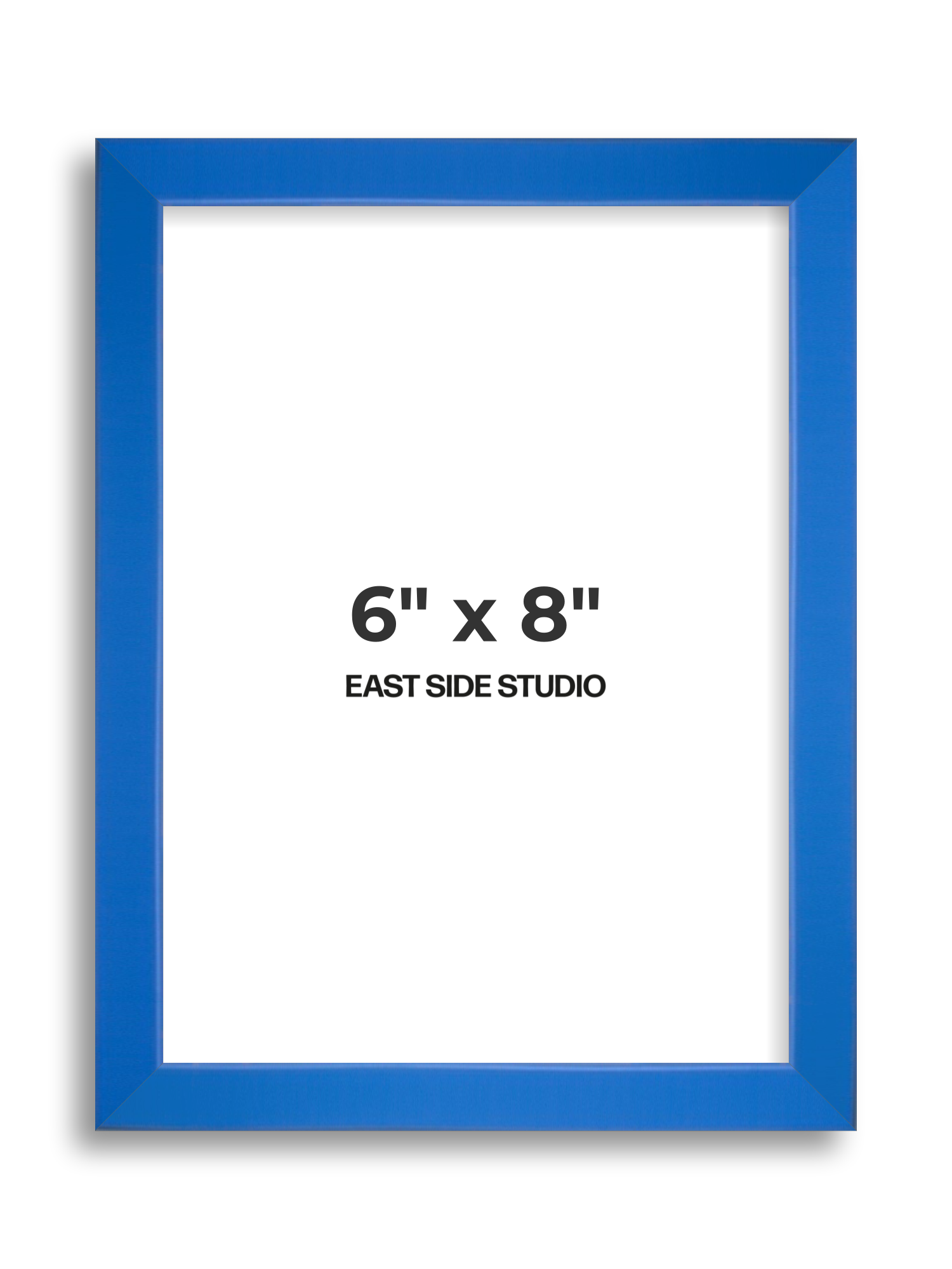 Azure Blue 6" x 8" picture frame
