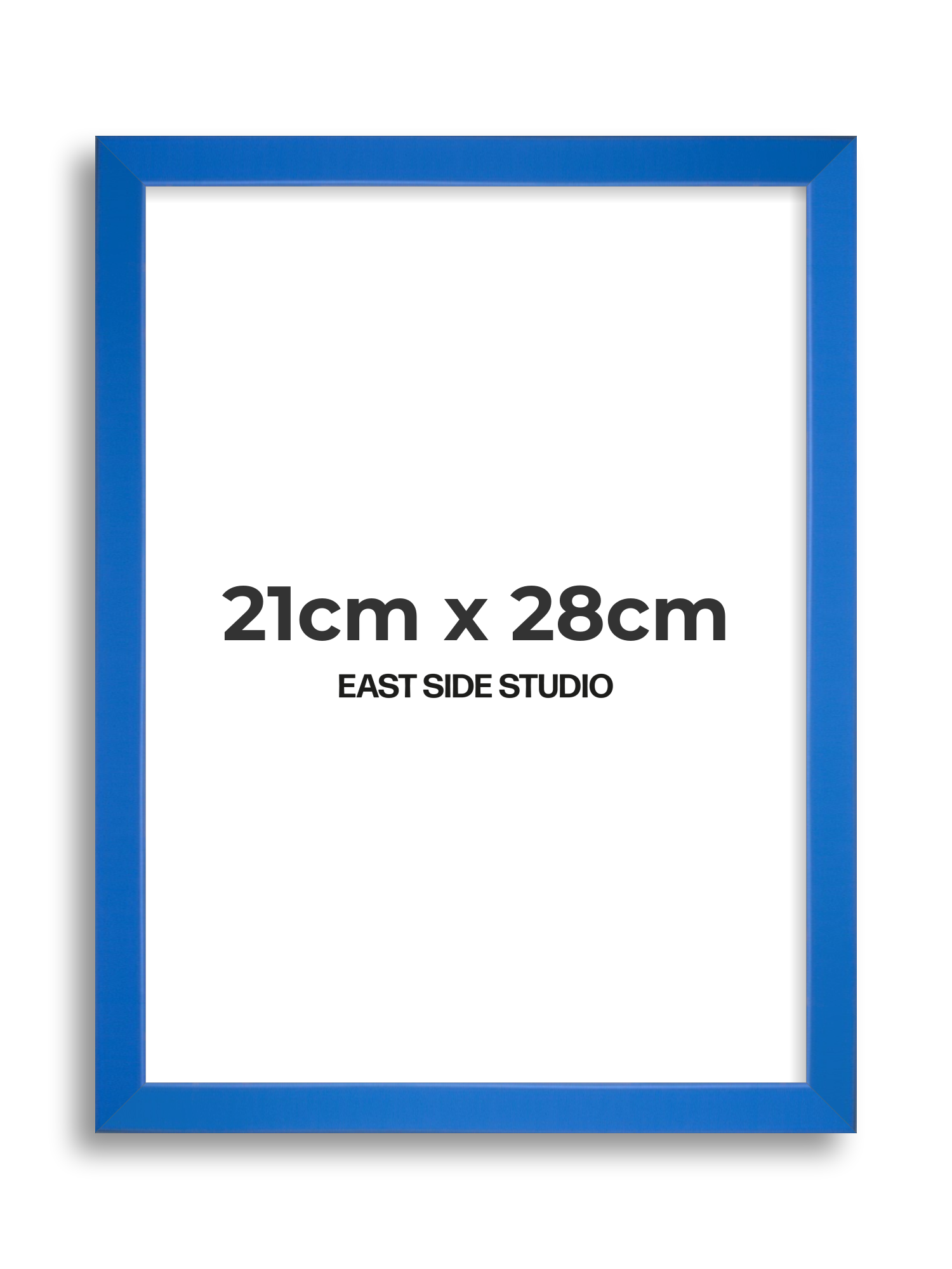 Azure Blue 21cm x 28cm picture frame