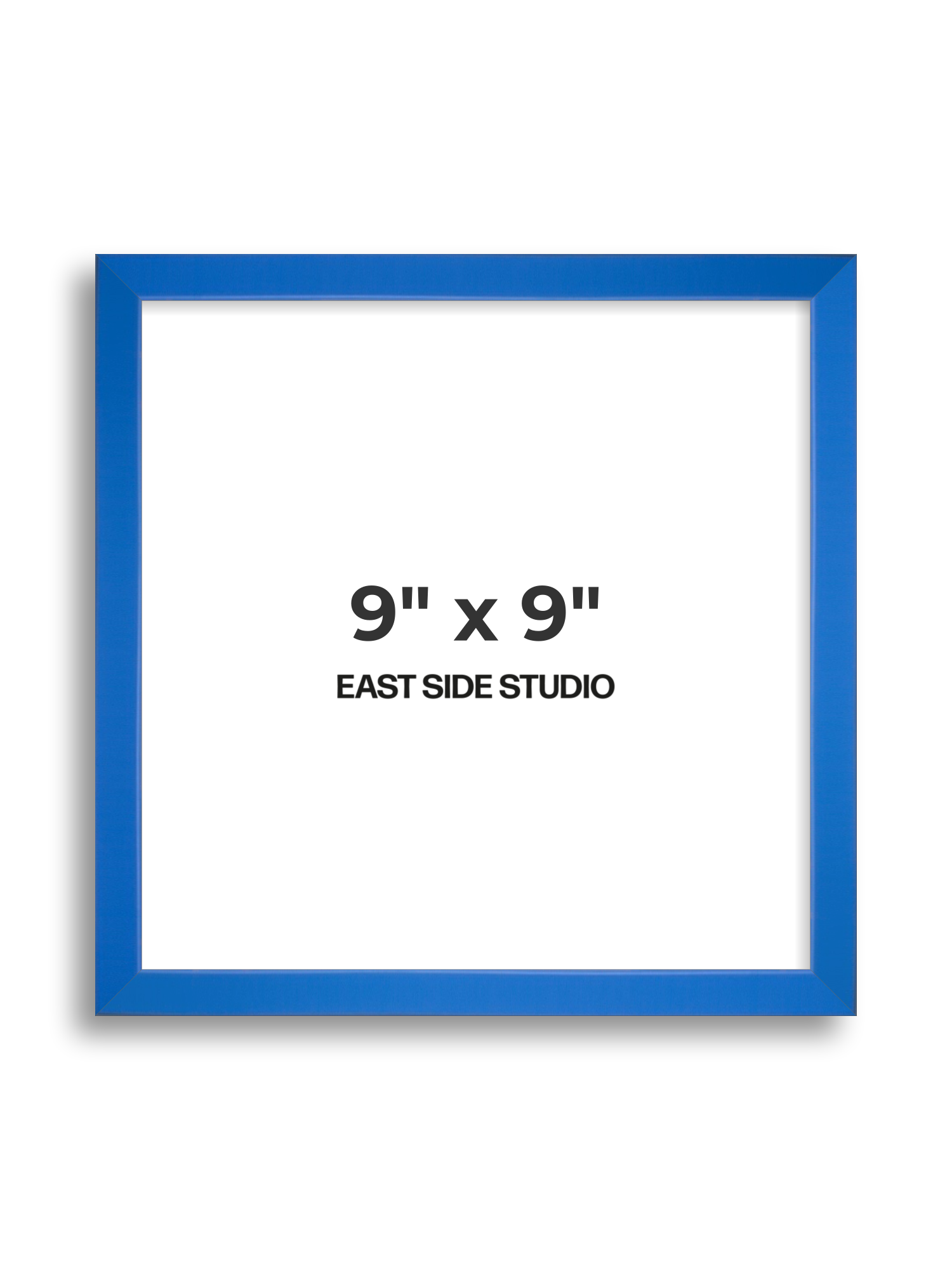 Azure Blue 9" x 9" picture frame