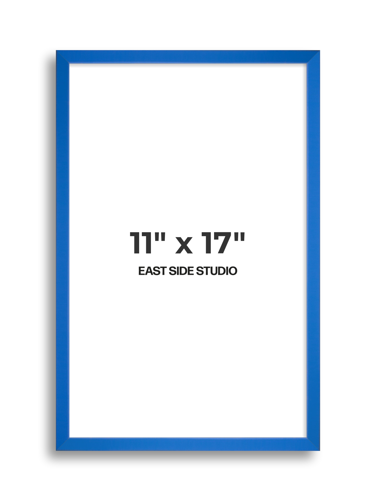 Azure Blue 11" x 17" picture frame