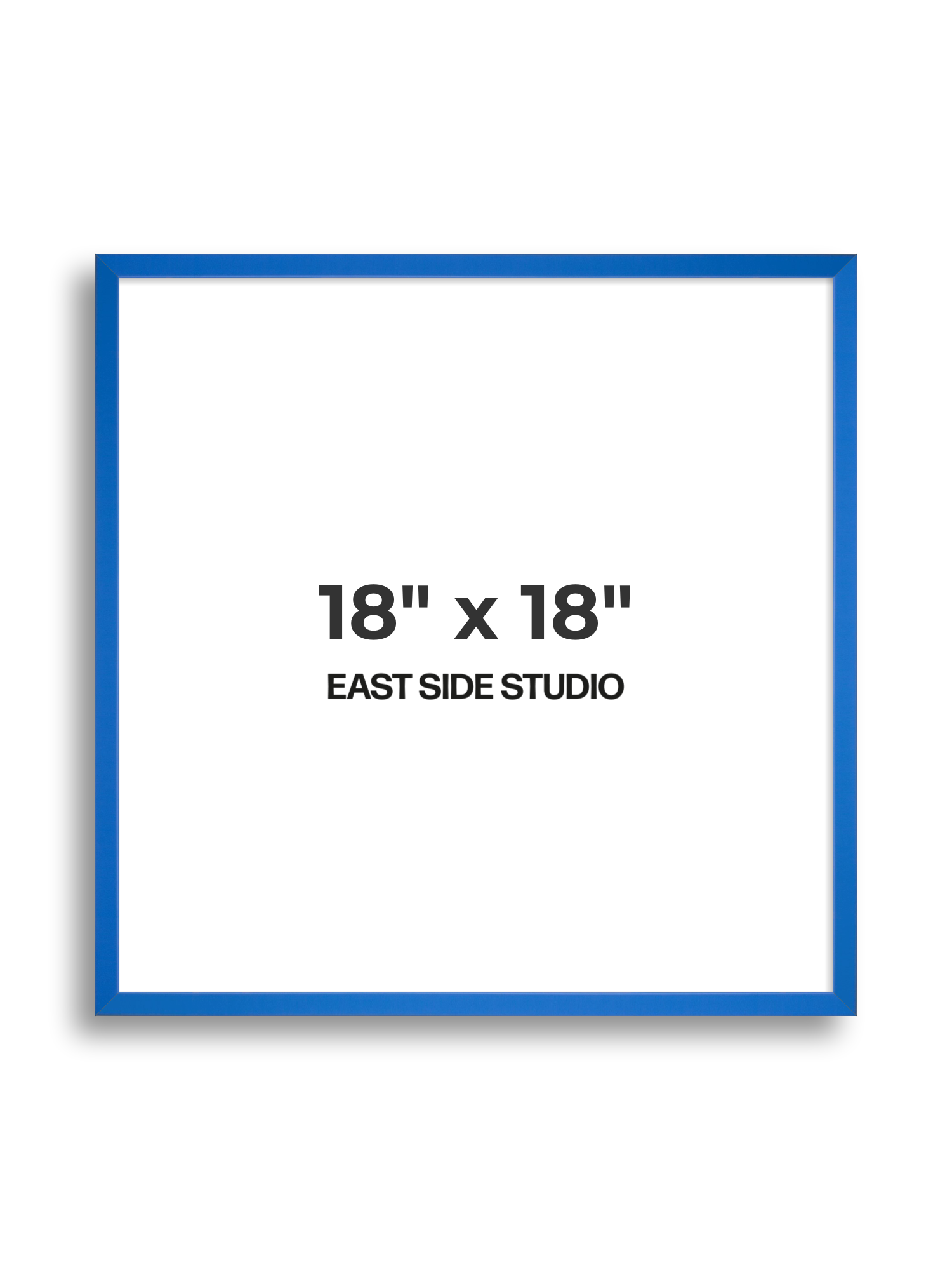 Azure Blue 18" x 18" picture frame