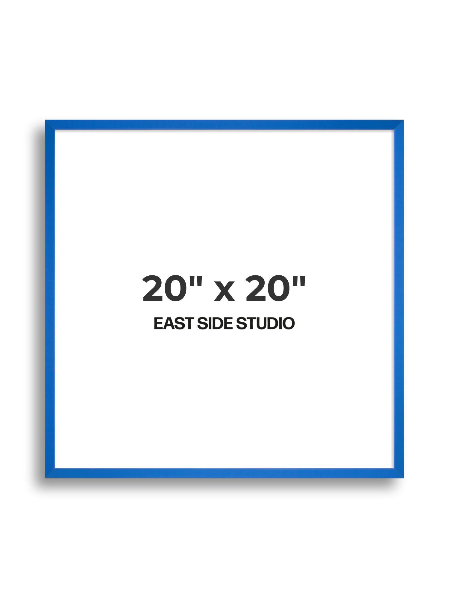 Azure Blue 20" x 20" picture frame