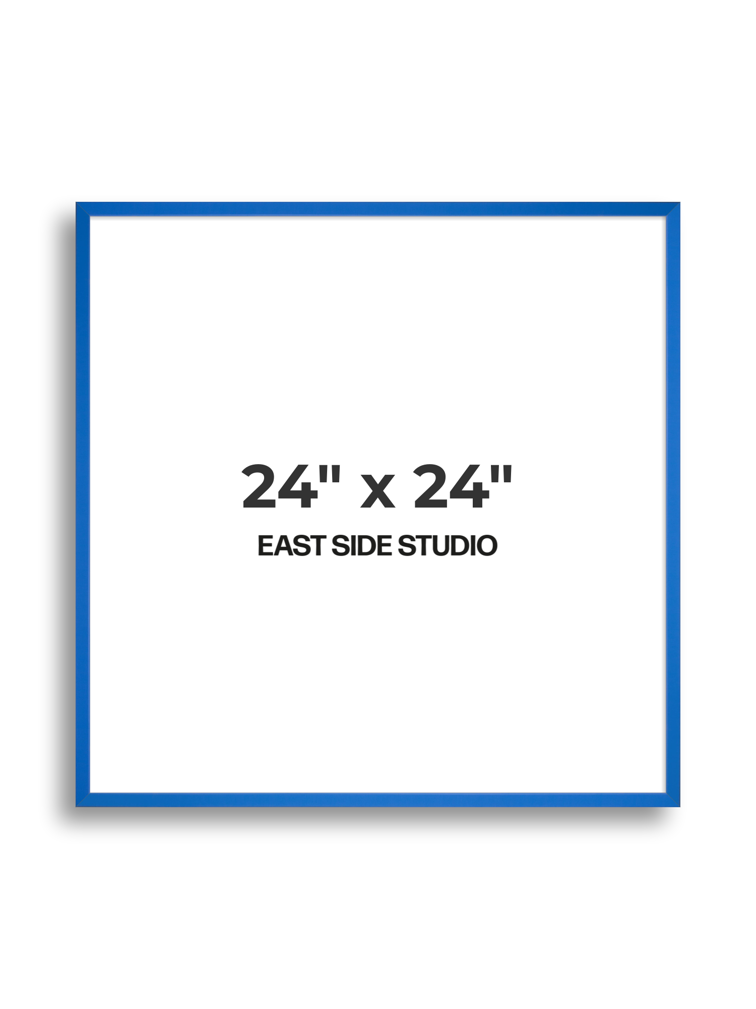 Azure Blue 24" x 24" picture frame