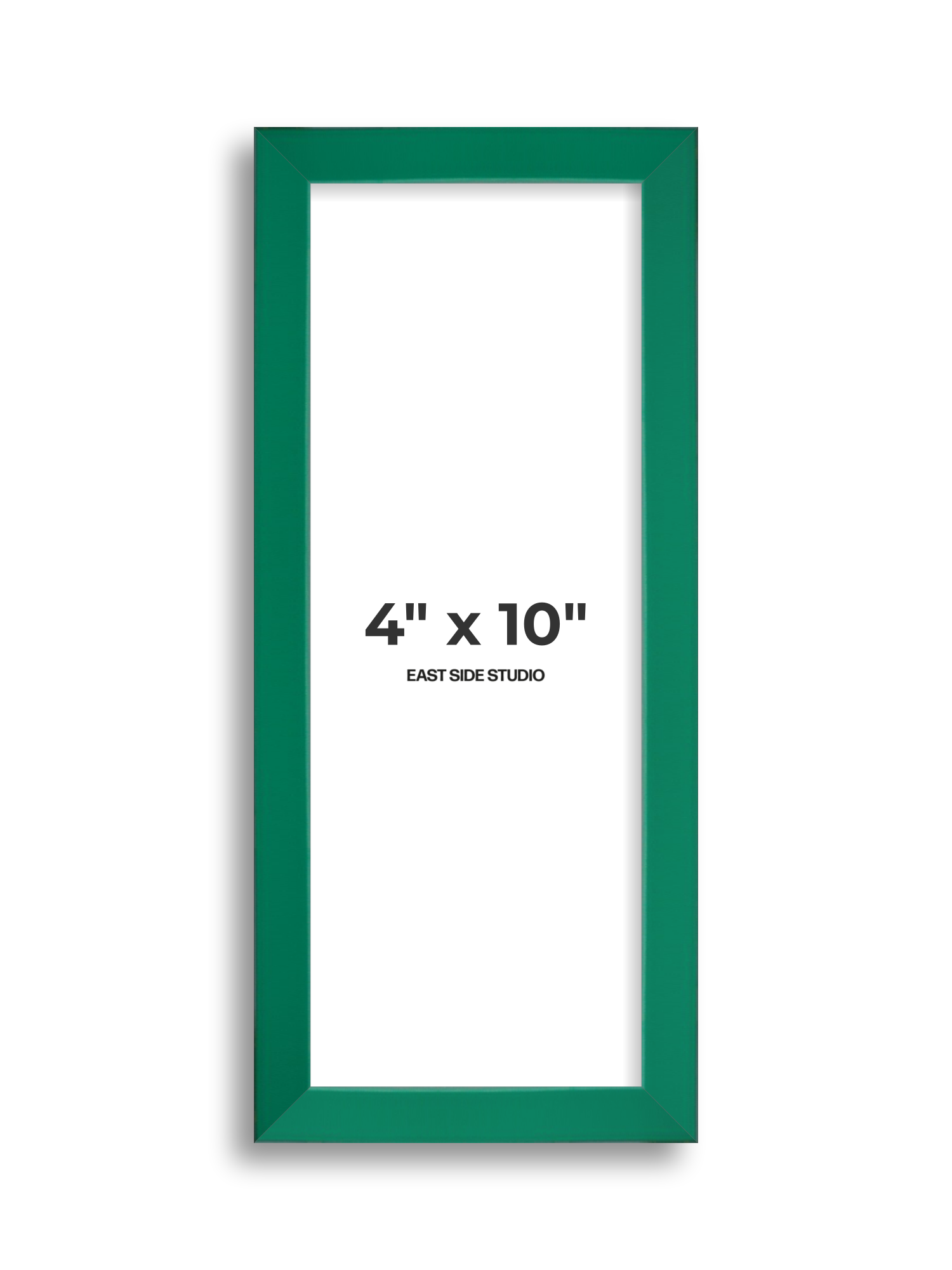 Emerald Green 4" x 10" picture frame