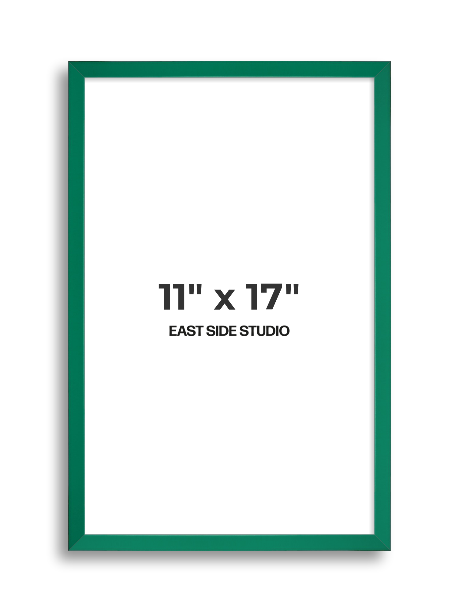 Emerald Green 11" x 17" picture frame
