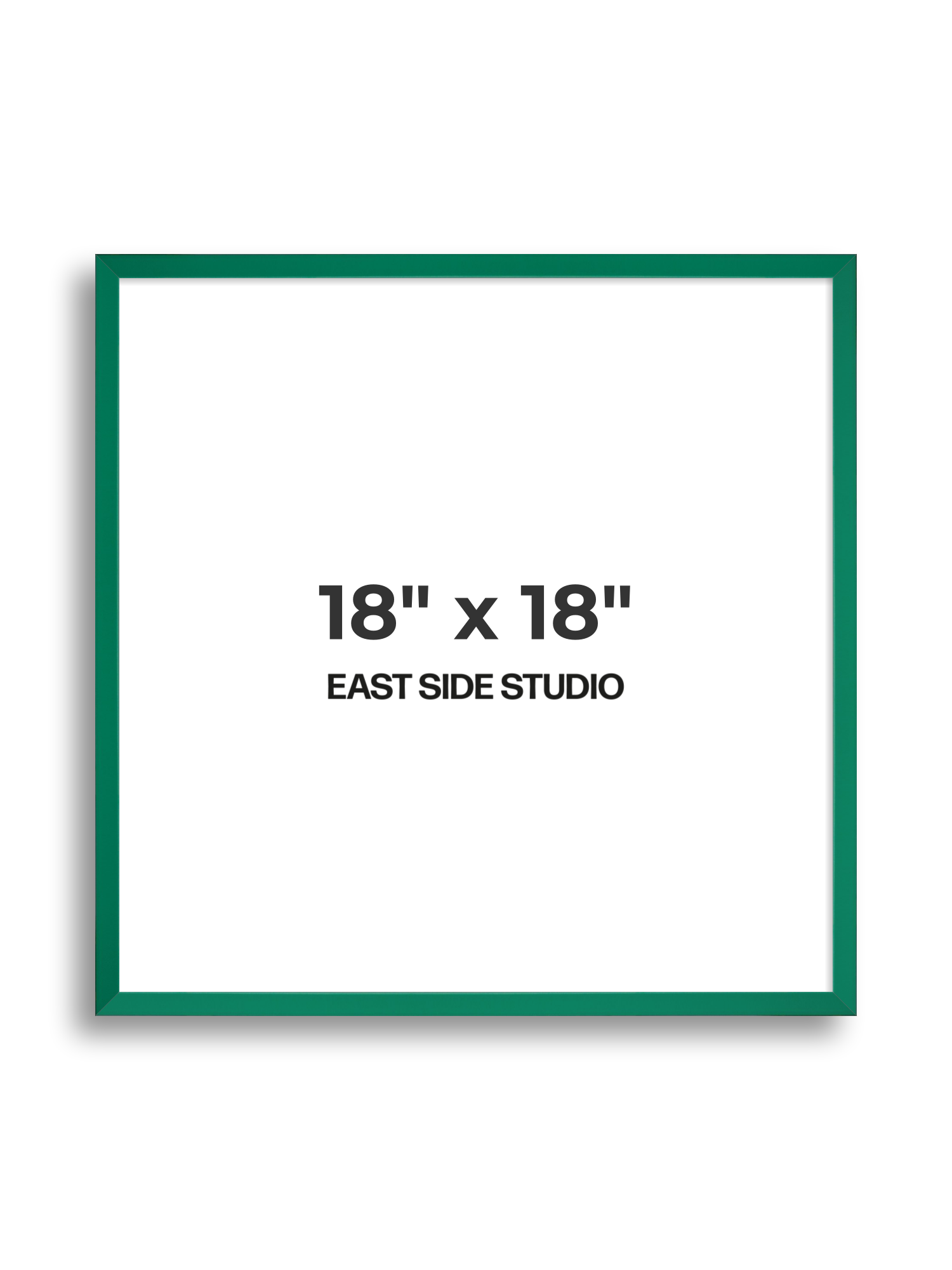 Emerald Green 18" x 18" picture frame