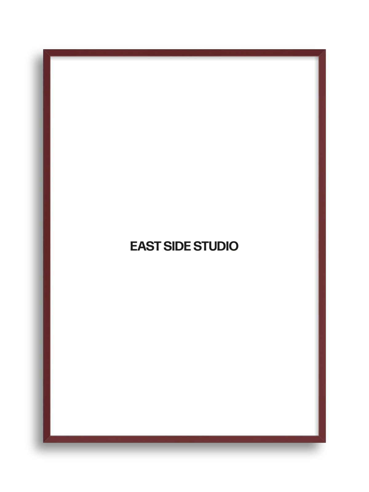 Burgundy - Slim picture frame
