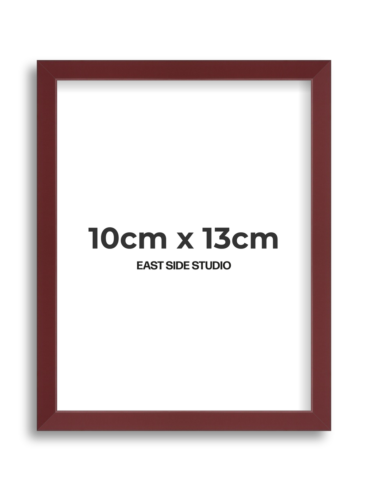 Burgundy 10cm x 13cm picture frame