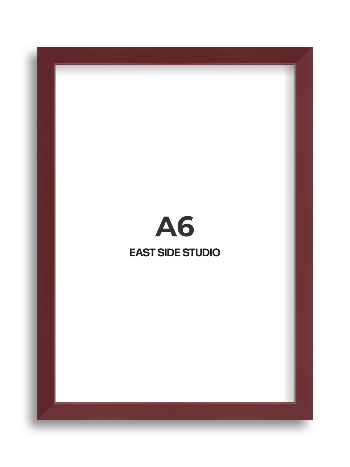 Burgundy A6 picture frame