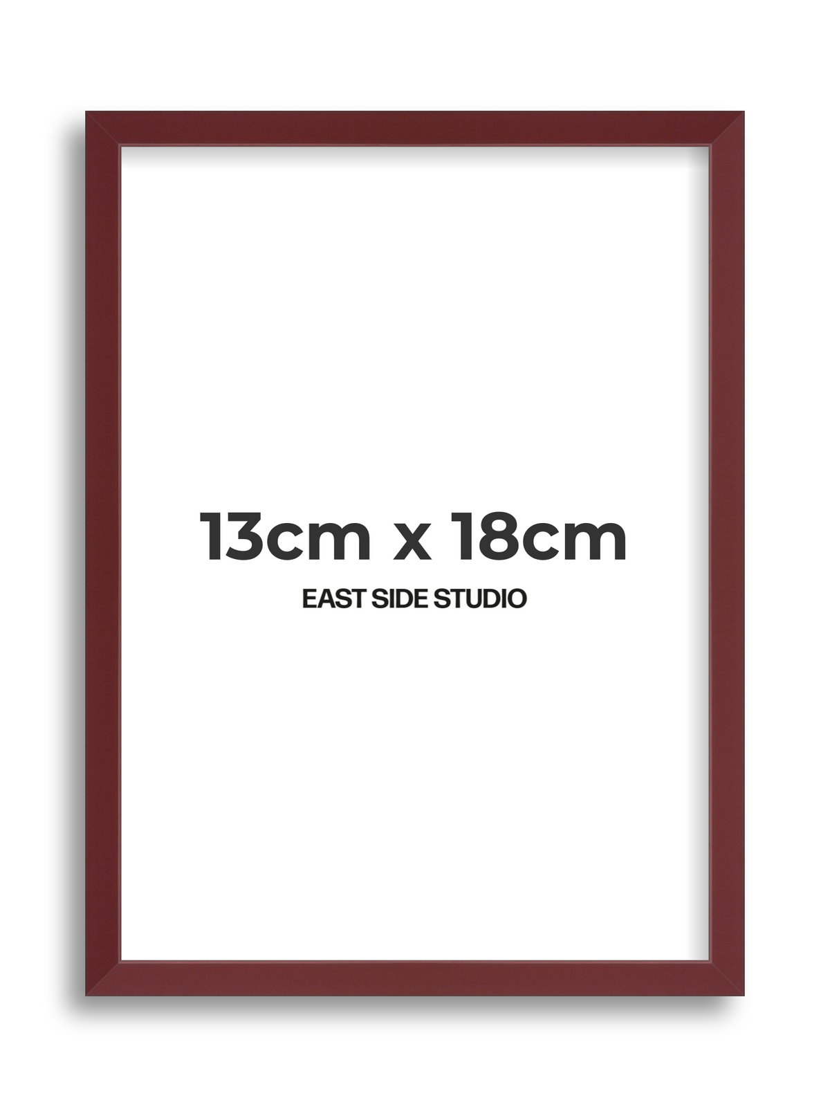 Burgundy 13cm x 18cm picture frame