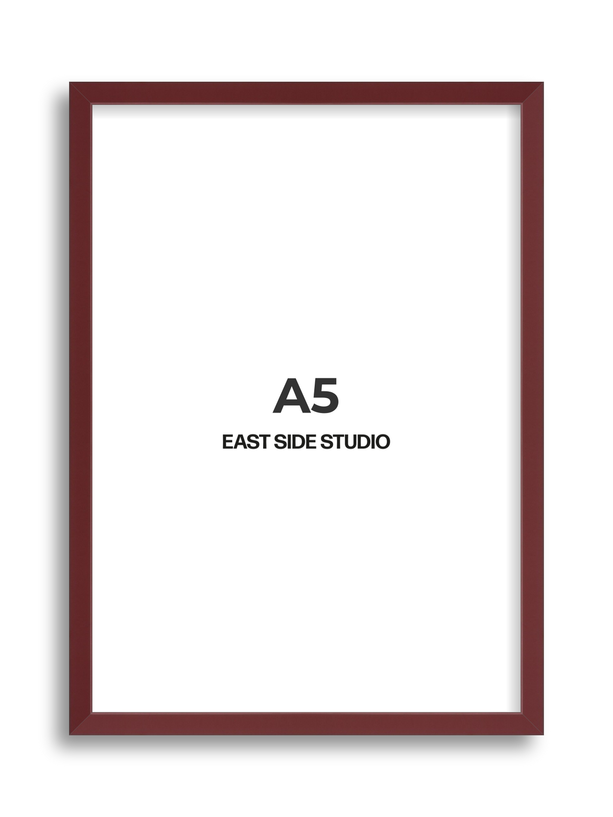 Burgundy A5 picture frame