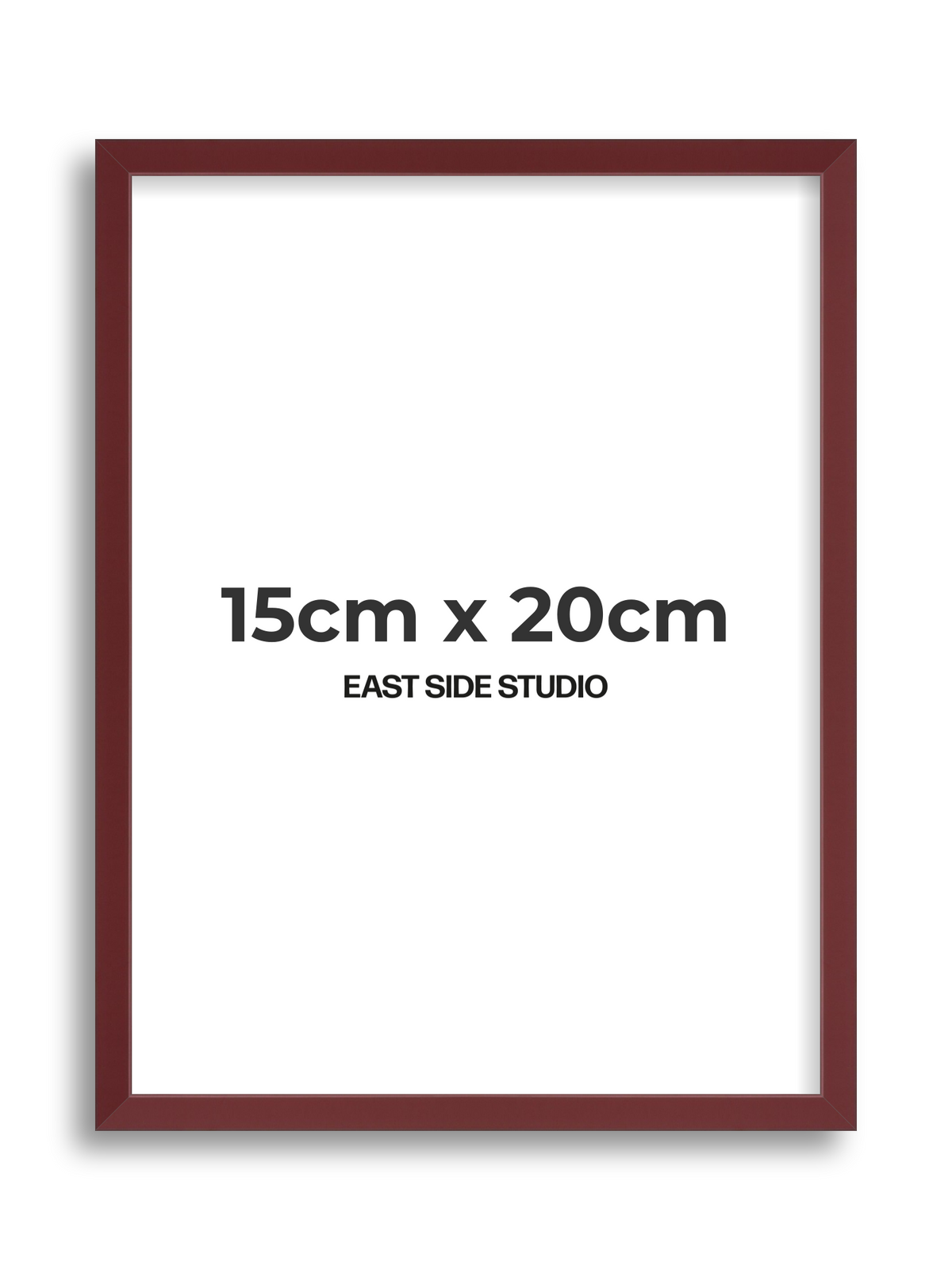 Burgundy 15cm x 20cm picture frame