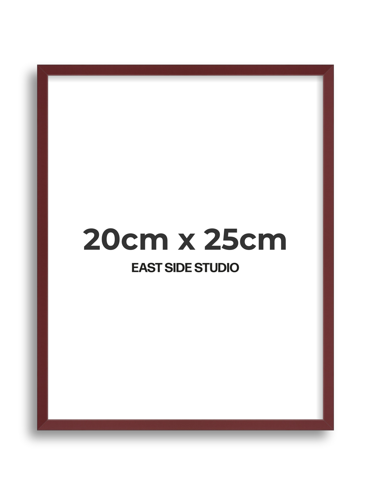 Burgundy 20cm x 25cm picture frame
