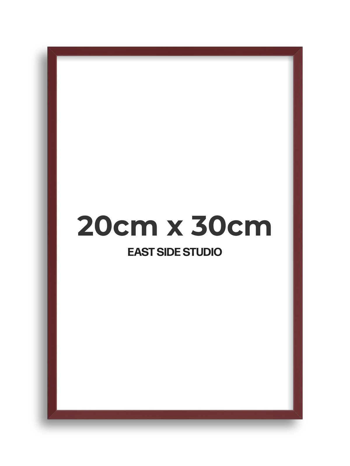 Burgundy 20cm x 30cm picture frame