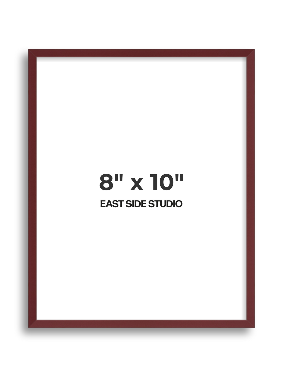 Burgundy 8" x 10" picture frame