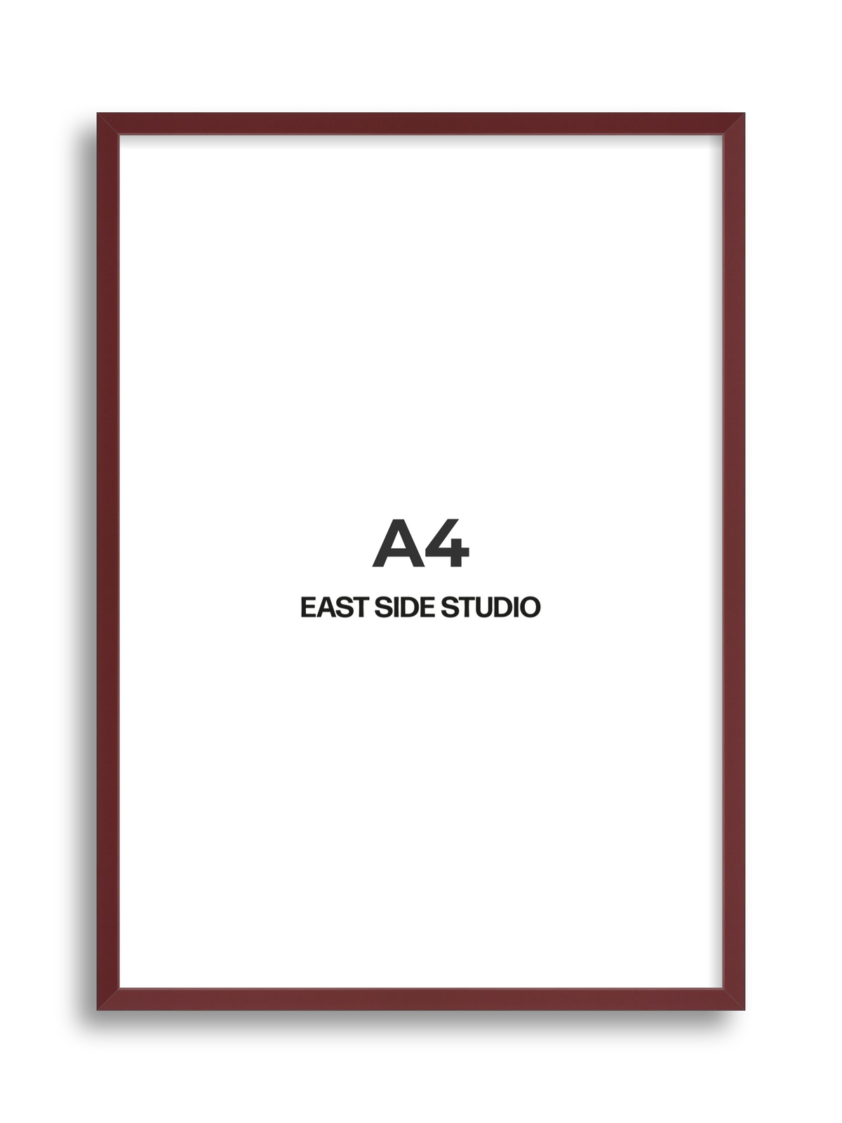 Burgundy A4 picture frame