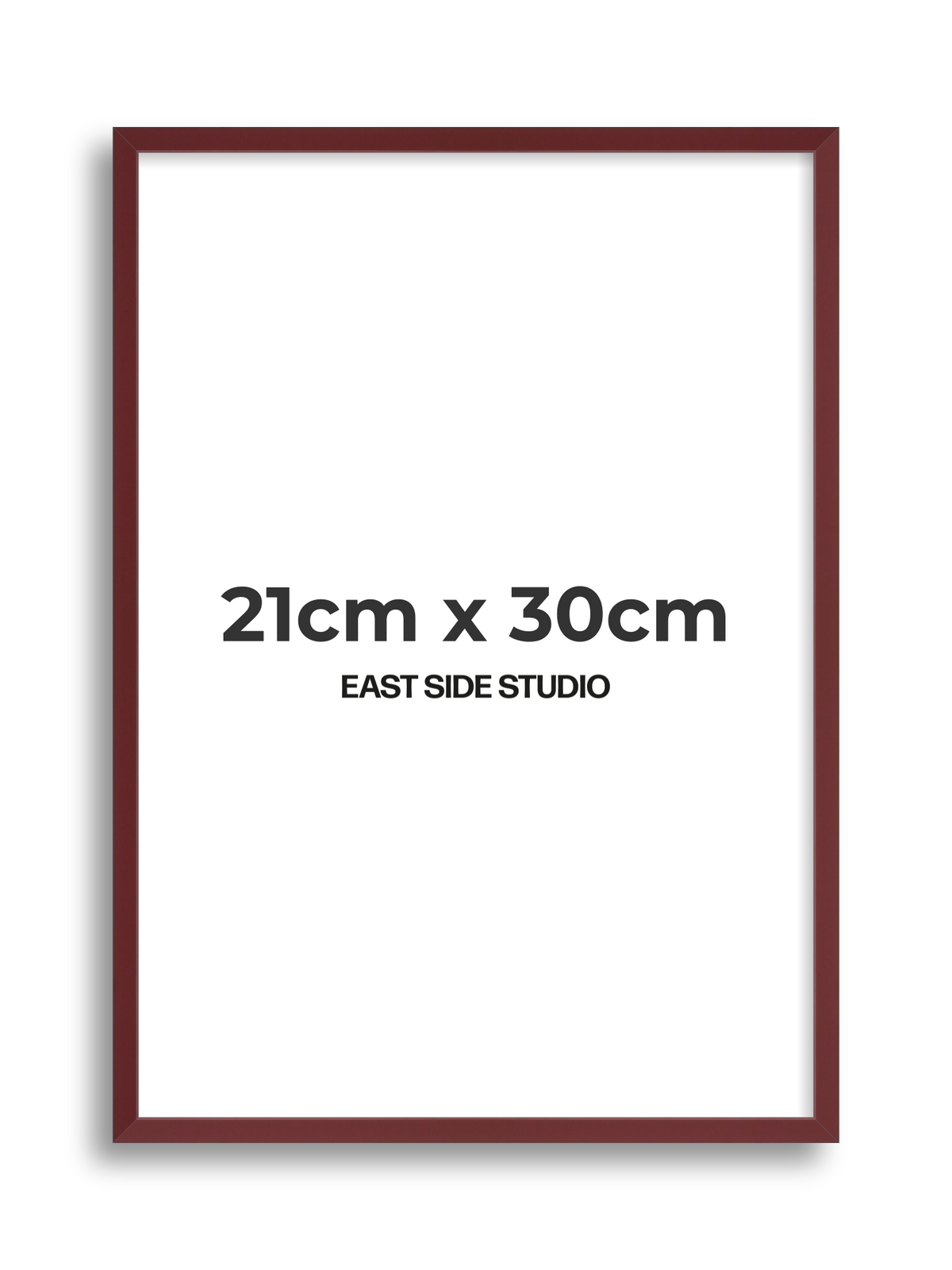 Burgundy 21cm x 30cm picture frame