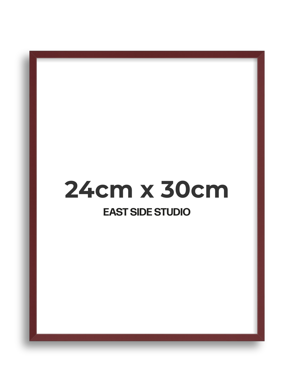 Burgundy 24cm x 30cm picture frame