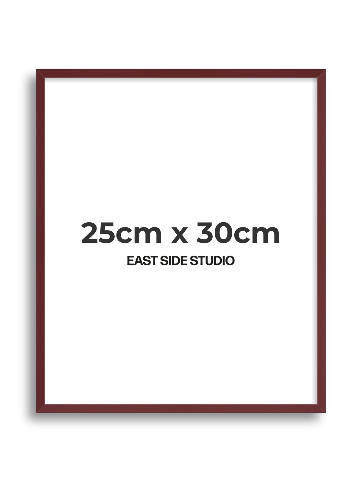 Burgundy 25cm x 30cm picture frame
