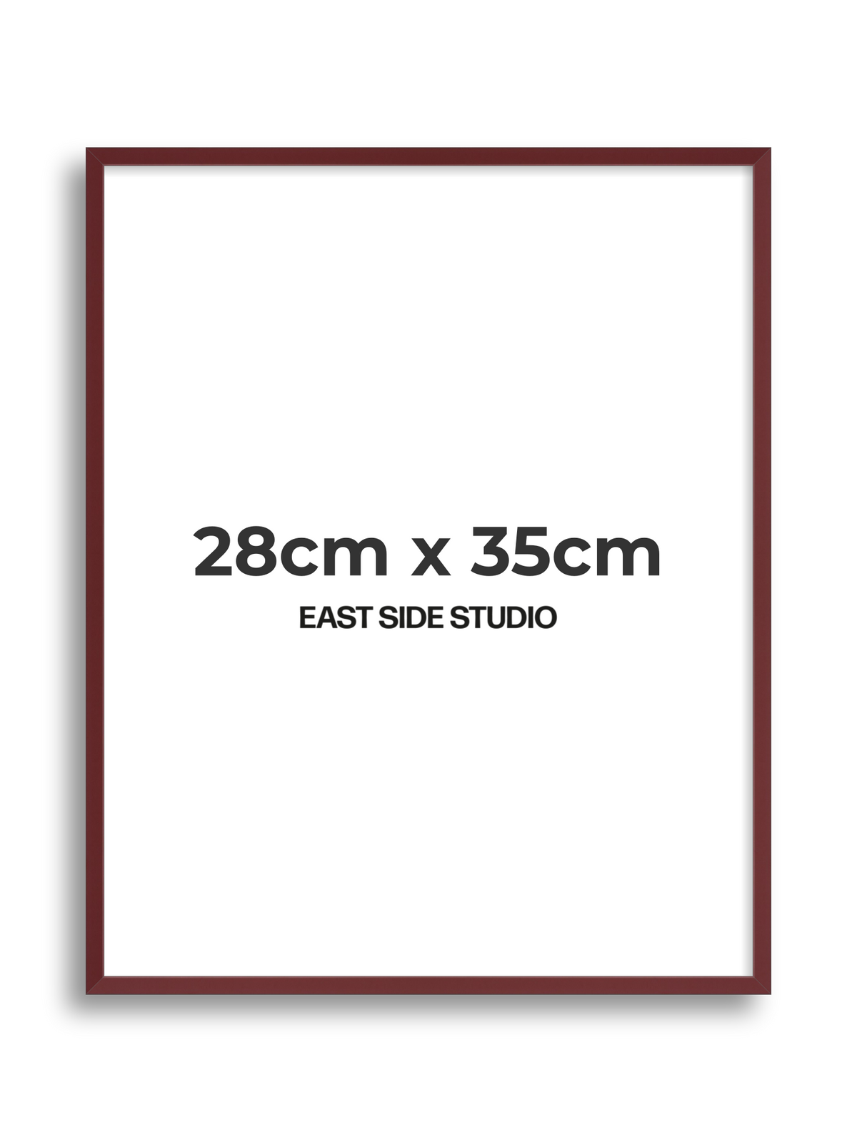 Burgundy 28cm x 35cm picture frame